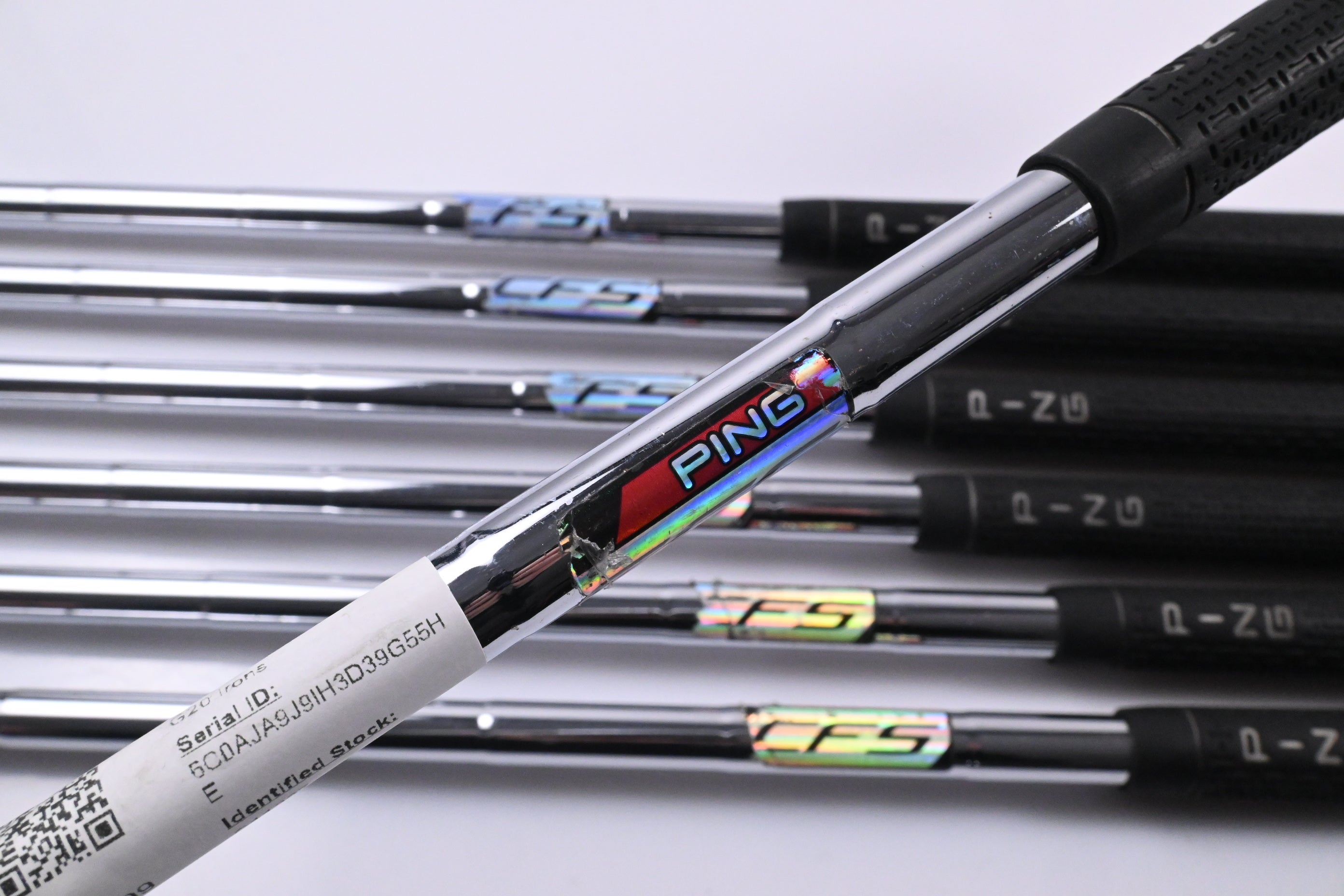 Ping G20 Irons / 4-PW / Black Dot / Regular Flex Ping CFS Shafts