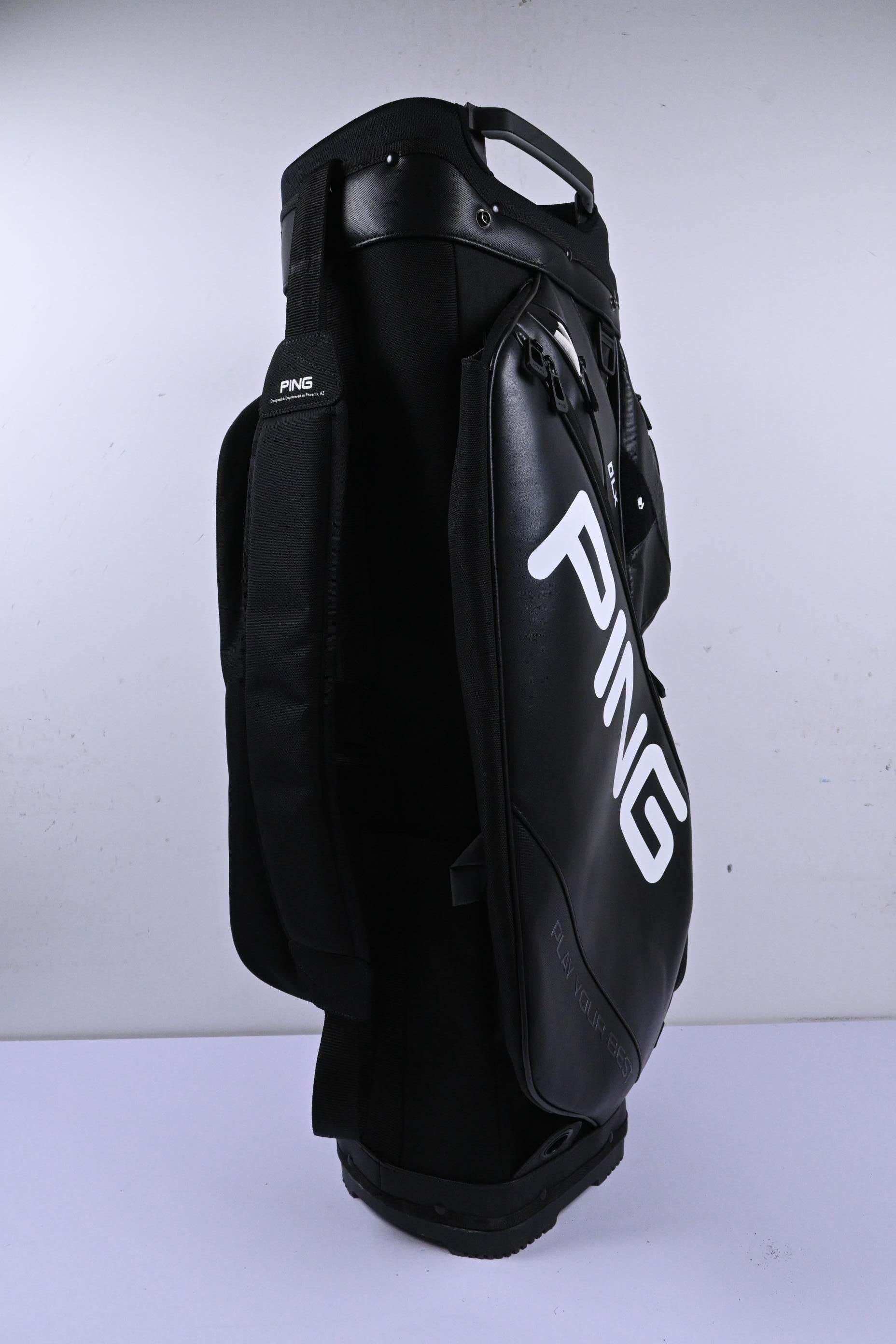 Ping DLX Cart Bag / 14-Way Divider / Black & White
