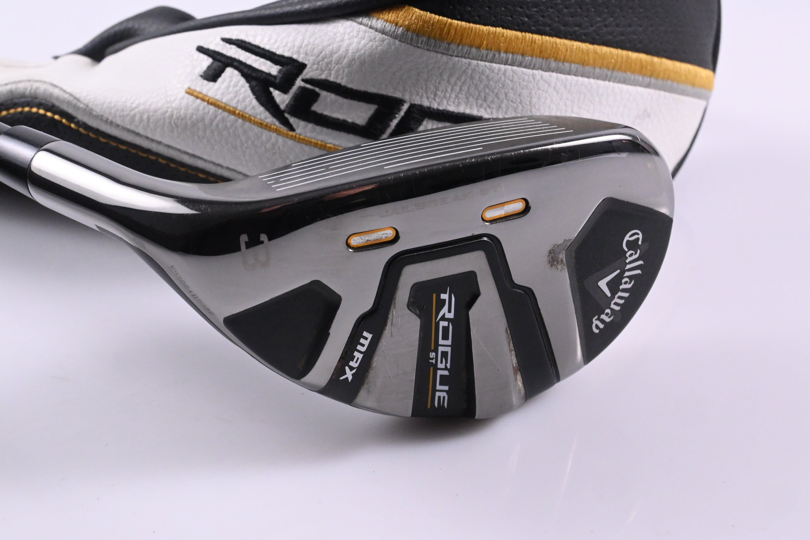 Left Hand Callaway Rogue ST Max #3 Hybrid / 18 Degree / Regular Flex AV Blue 65