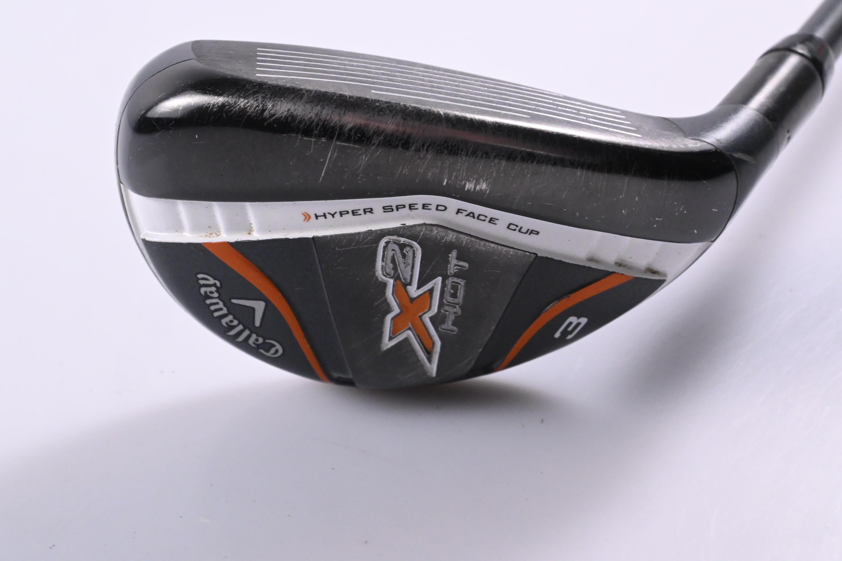 Callaway X2 Hot #3 Hybrid / 19 Degree / Stiff Flex Aldila Tour Blue 65 Shaft
