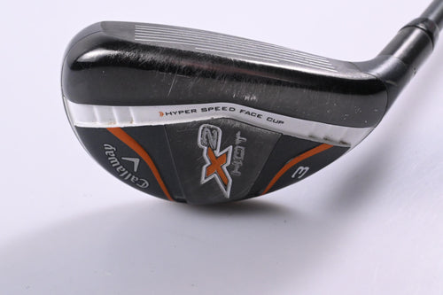 Callaway X2 Hot #3 Hybrid / 19 Degree / Stiff Flex Aldila Tour Blue 65 Shaft