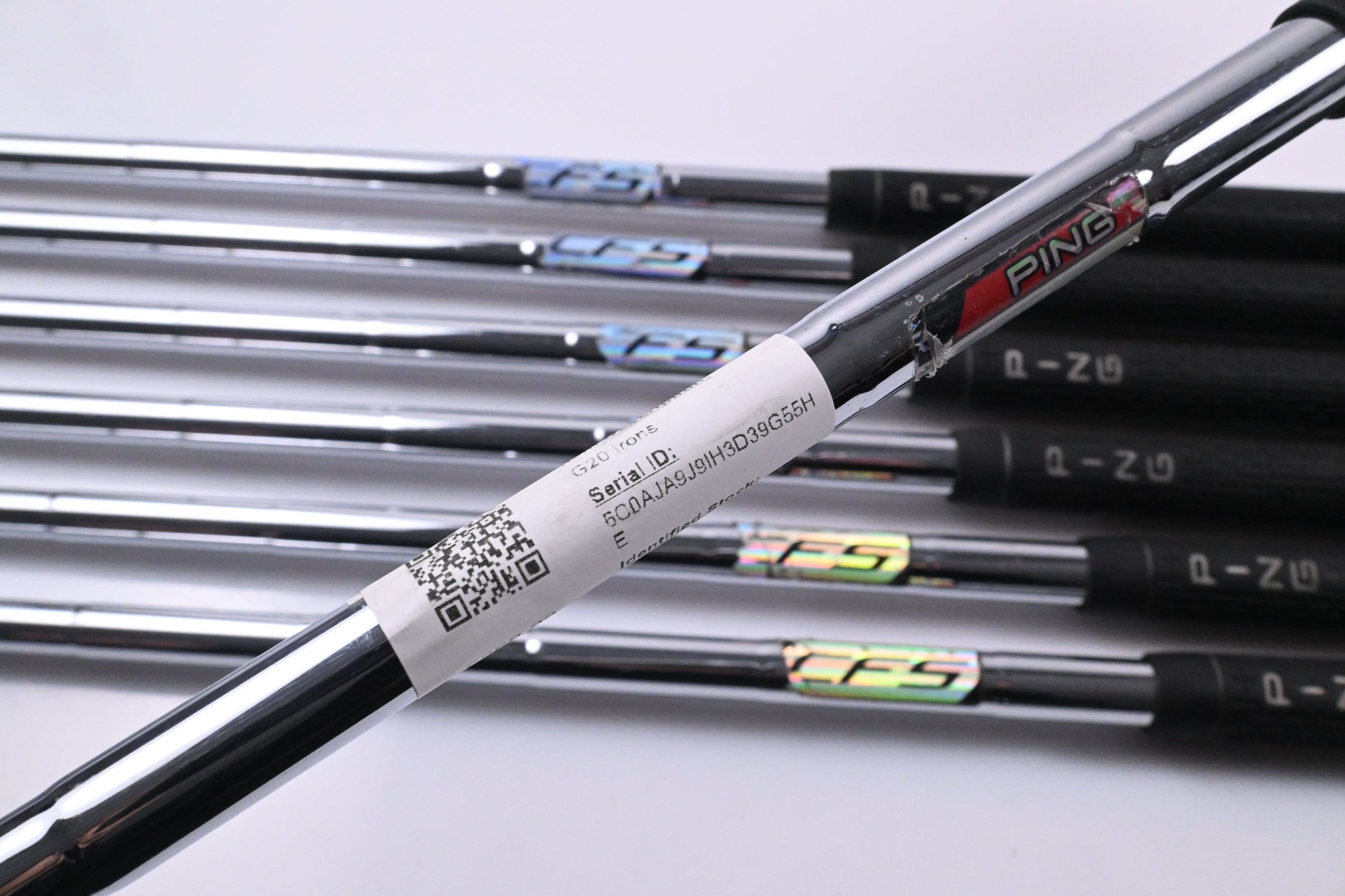 Ping G20 Irons / 4-PW / Black Dot / Regular Flex Ping CFS Shafts