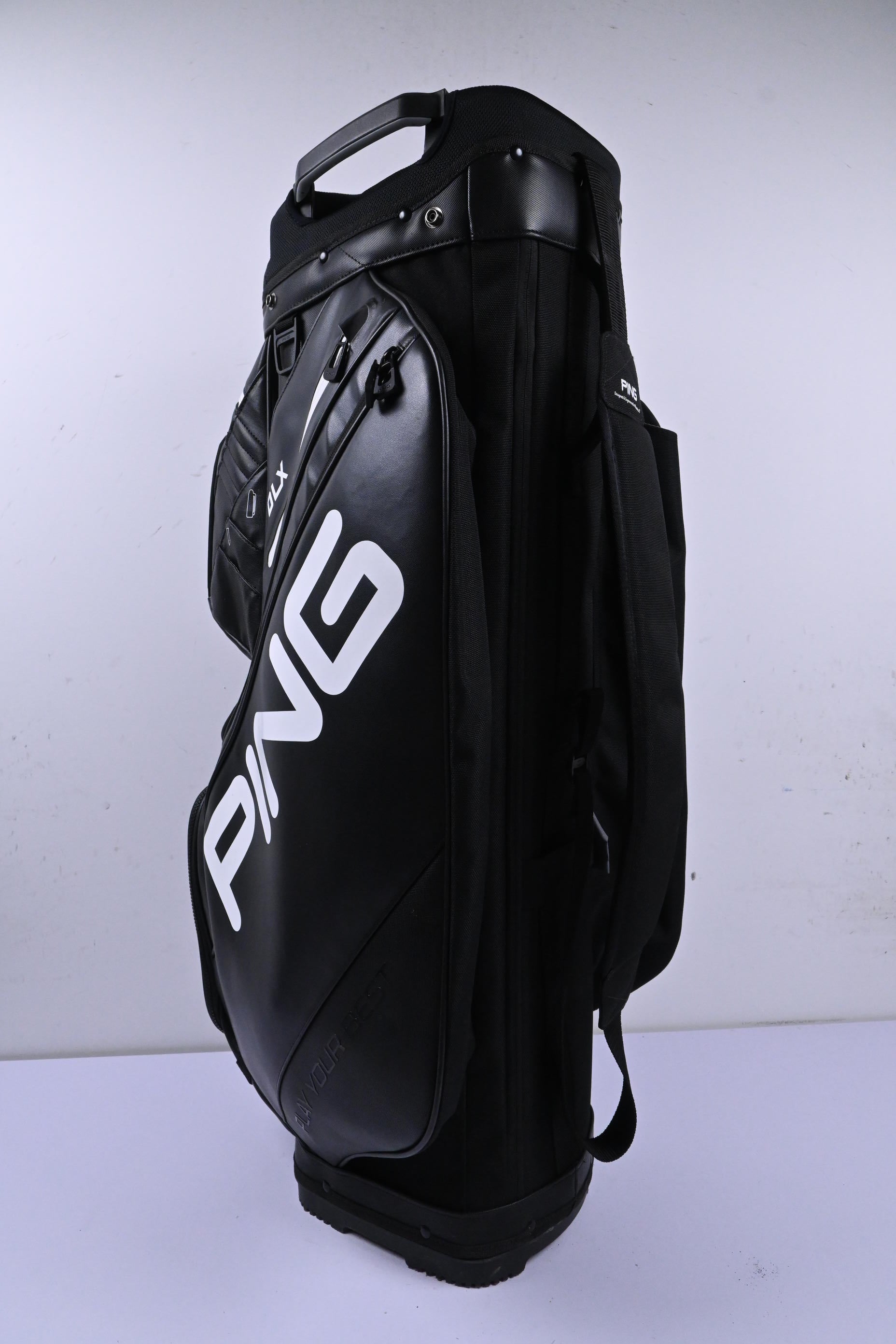 Ping DLX Cart Bag / 14-Way Divider / Black & White