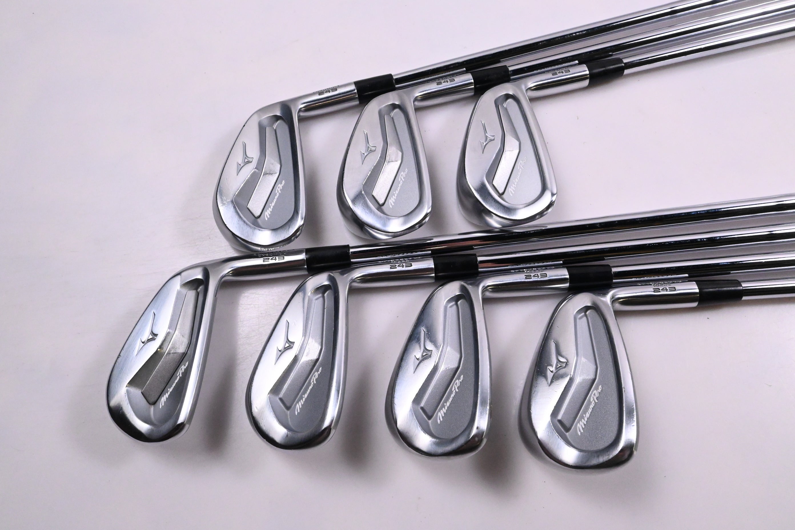 Mizuno Pro 243 Irons / 4-PW / Stiff Flex KBS $-Taper 120 Shafts