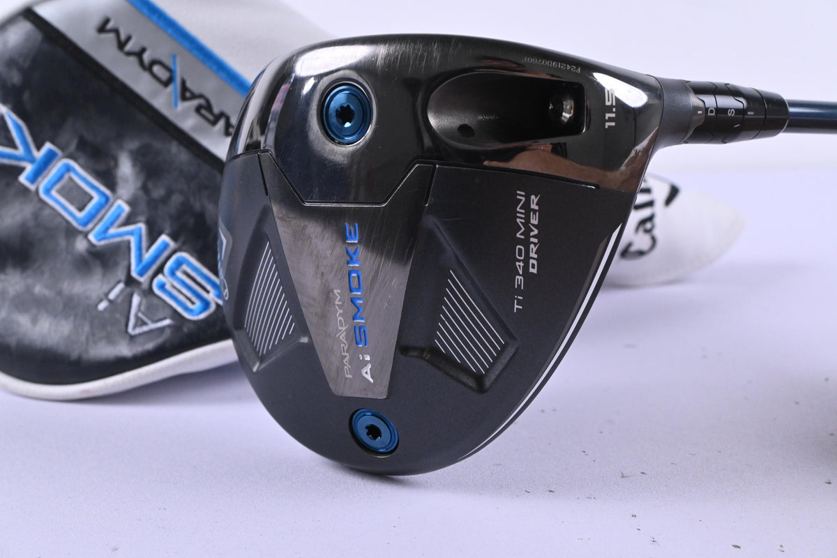 Callaway Paradym Ai Smoke Ti 340 Mini Driver / 11.5 Degree / Stiff Flex Blue 60