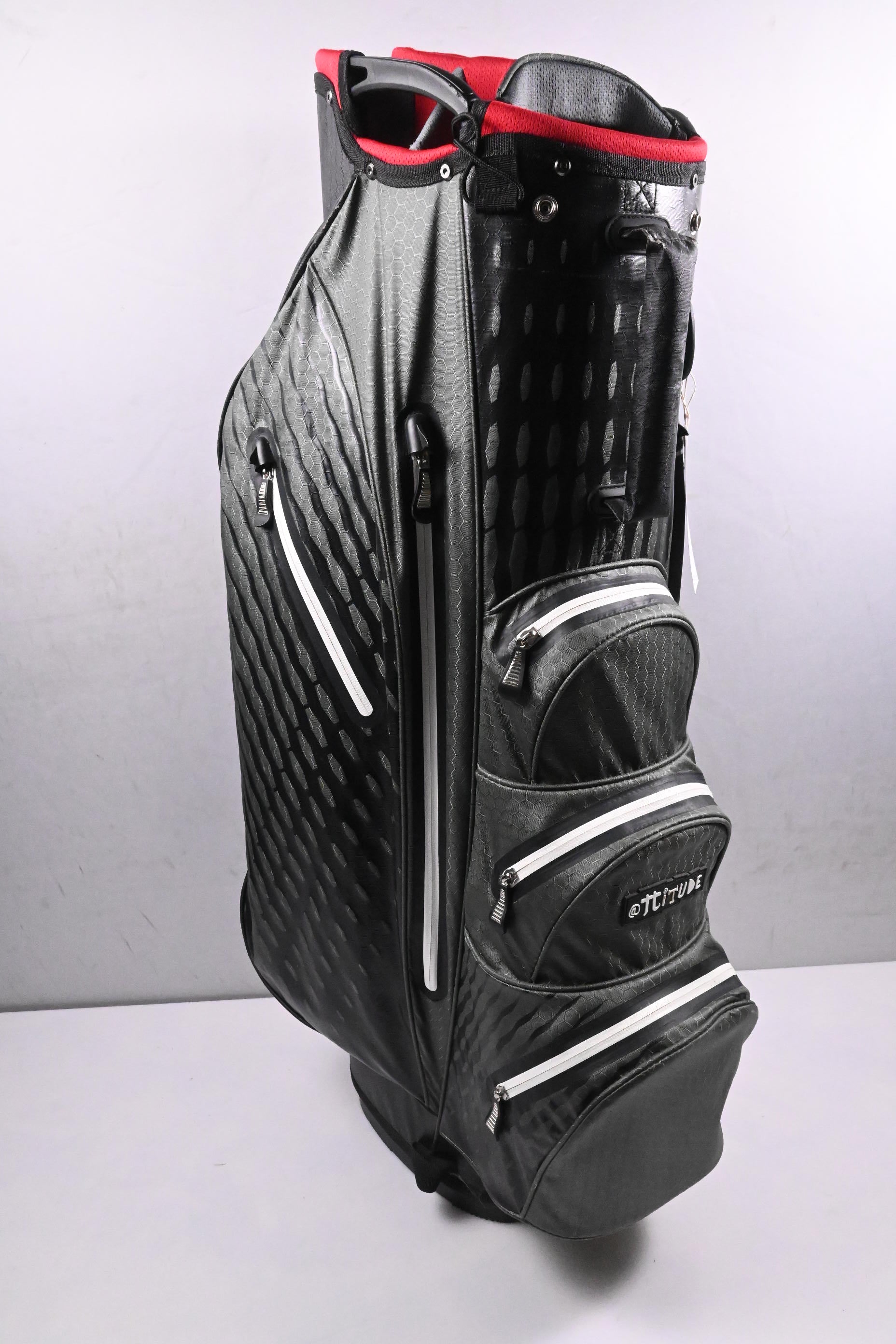 Lynx Attitude Waterproof Cart Bag / 14-Way Divider / Grey, Red