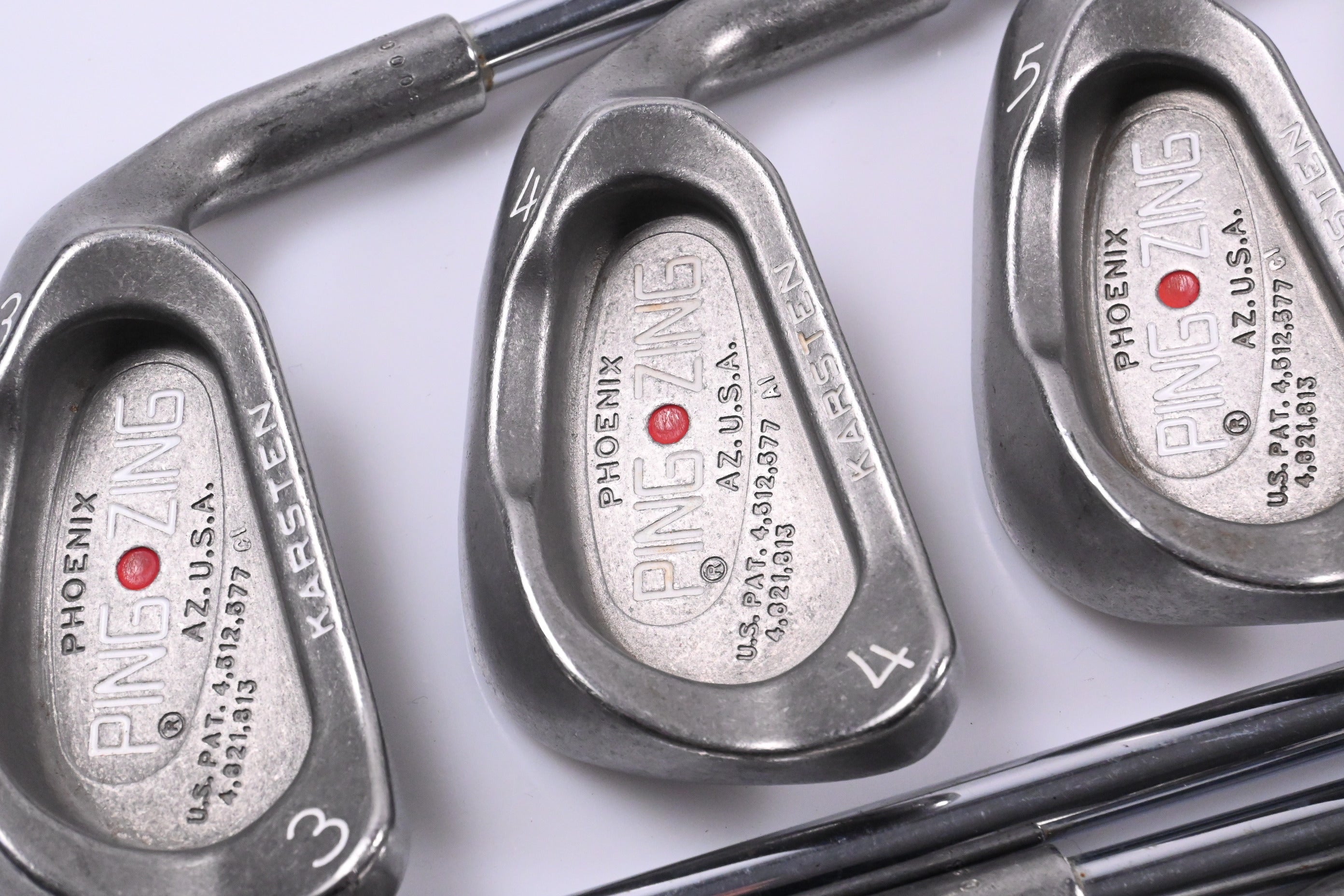 Ping Zing Irons / 3-PW+SW / Red Dot / Stiff Flex Ping Karsten Shafts
