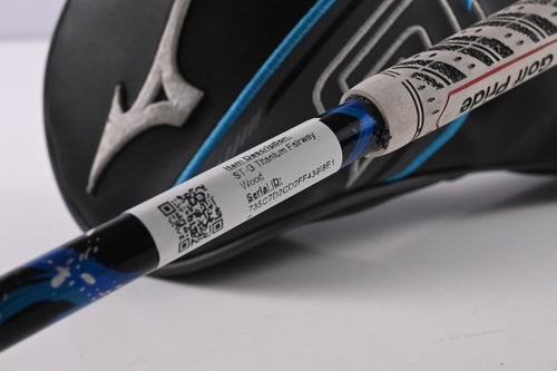 Mizuno ST-G Titanium #3 Wood / 15 Degree / Stiff Flex Kai`li Blue 60 Shaft