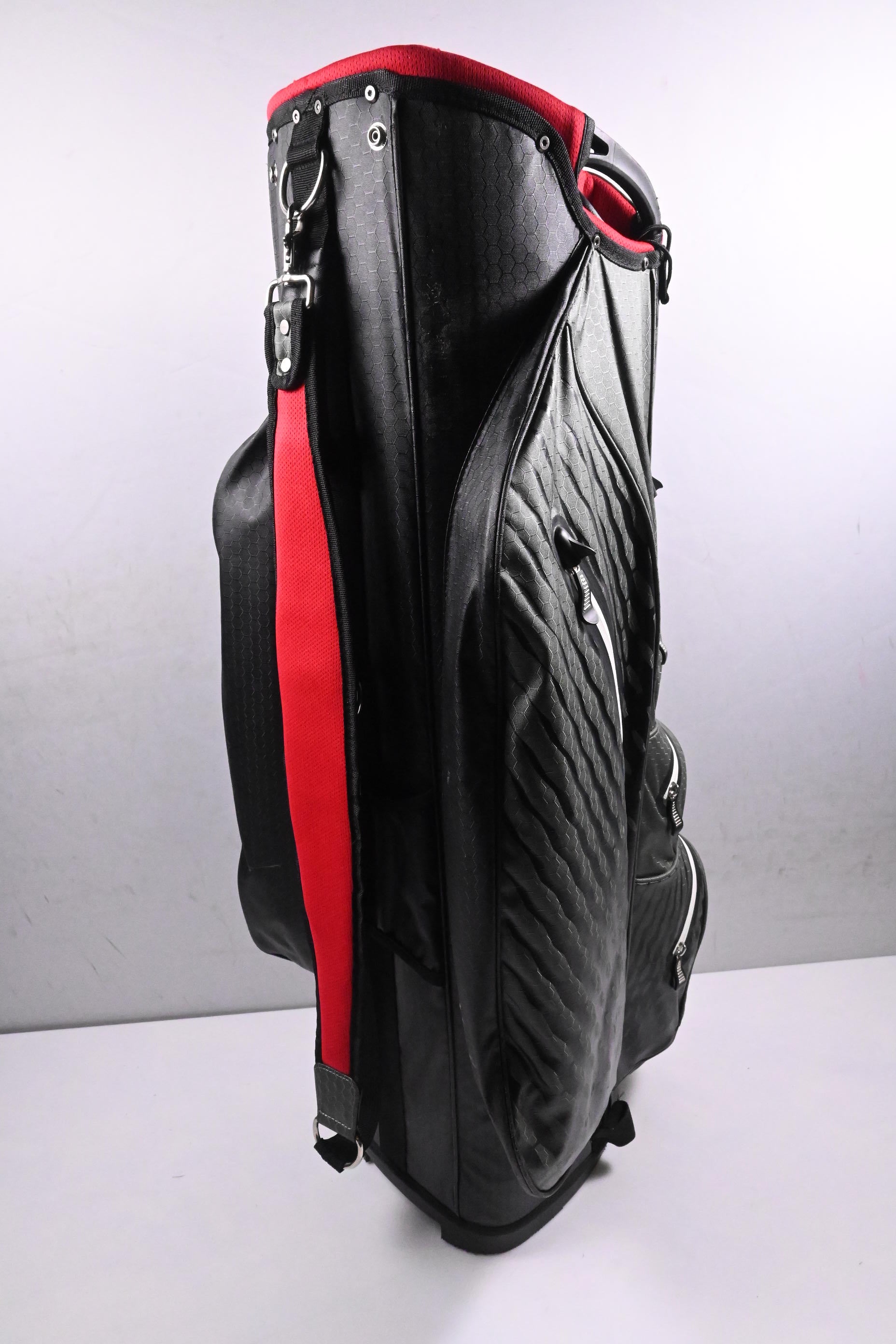 Lynx Attitude Waterproof Cart Bag / 14-Way Divider / Grey, Red