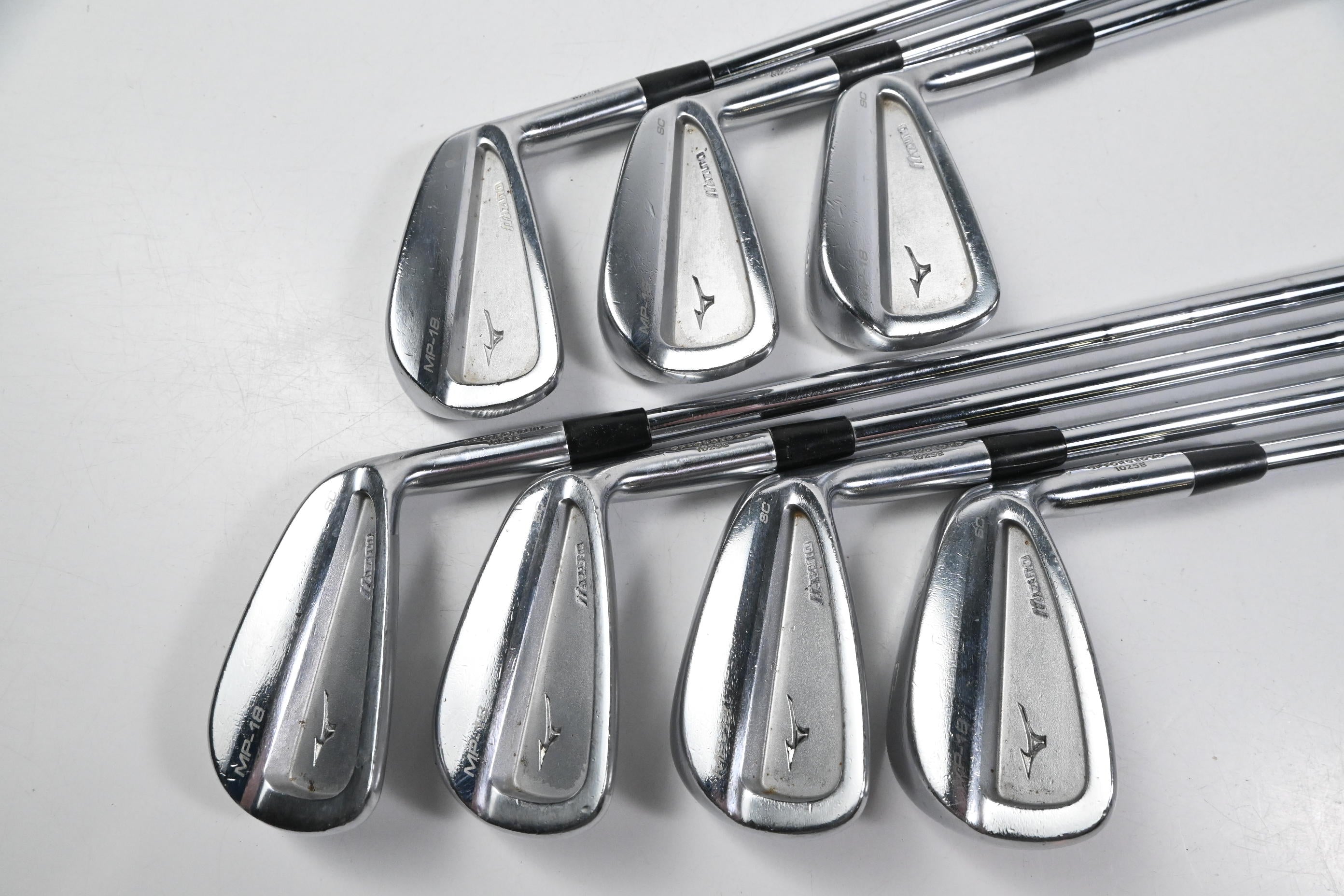 Mizuno MP-18 SC Irons / 4-PW / Stiff Flex KBS Tour Shafts