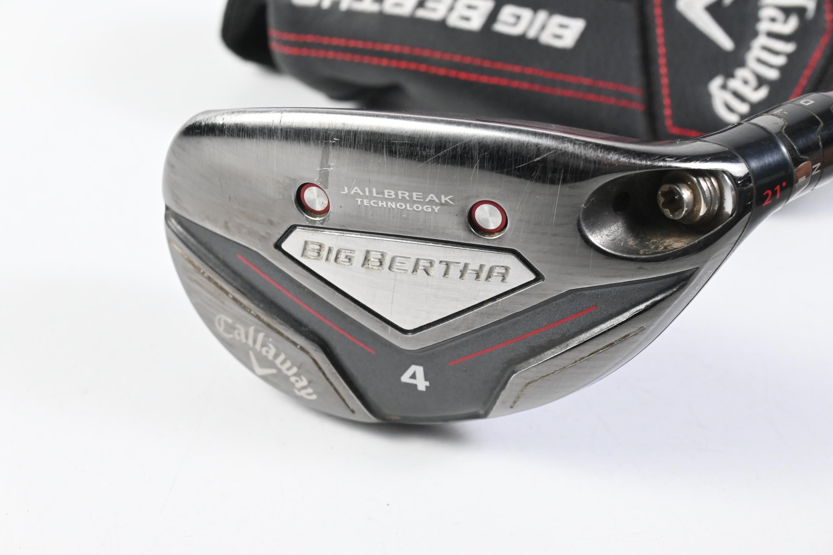 Callaway Big Bertha B21 #4 Hybrid / 21 Degree / Regular Flex UST Mamiya Recoil