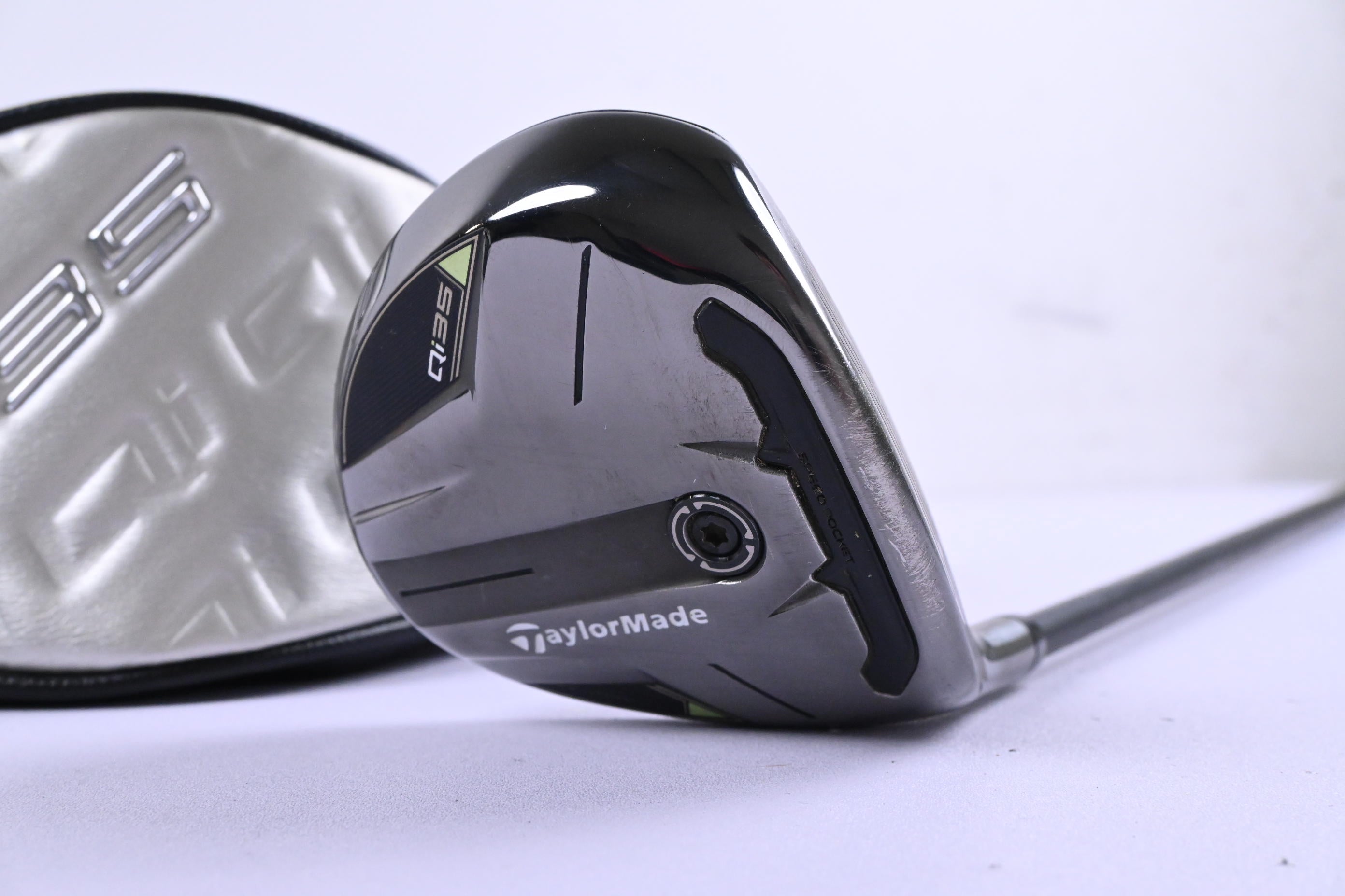 Taylormade Qi35 Max #7 Wood / 21 Degree / Stiff Flex Kai'li Dark Waves Blue 75 Shaft