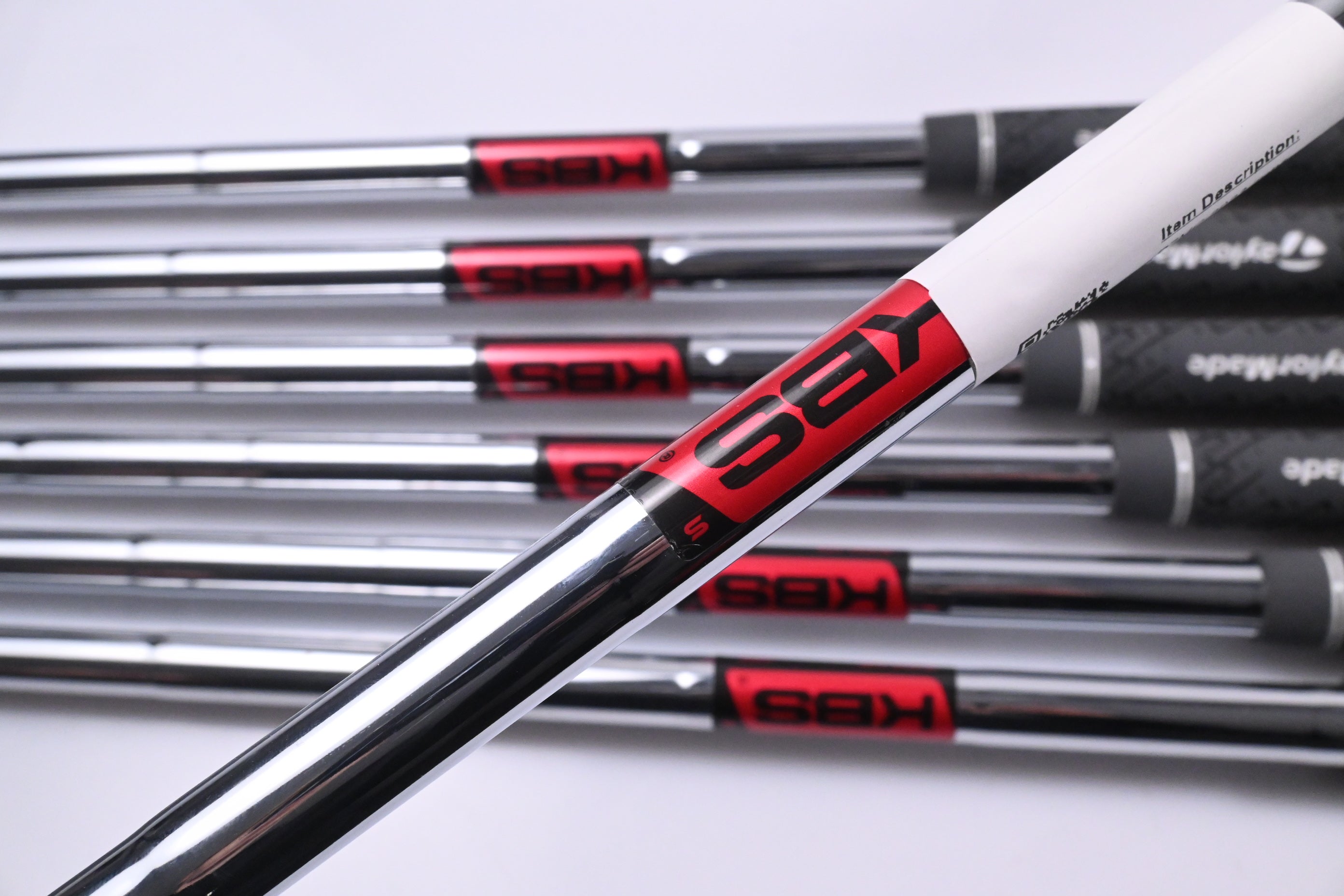 Taylormade P7MC 2023 Irons / 4-PW / Stiff Flex KBS Tour Shafts