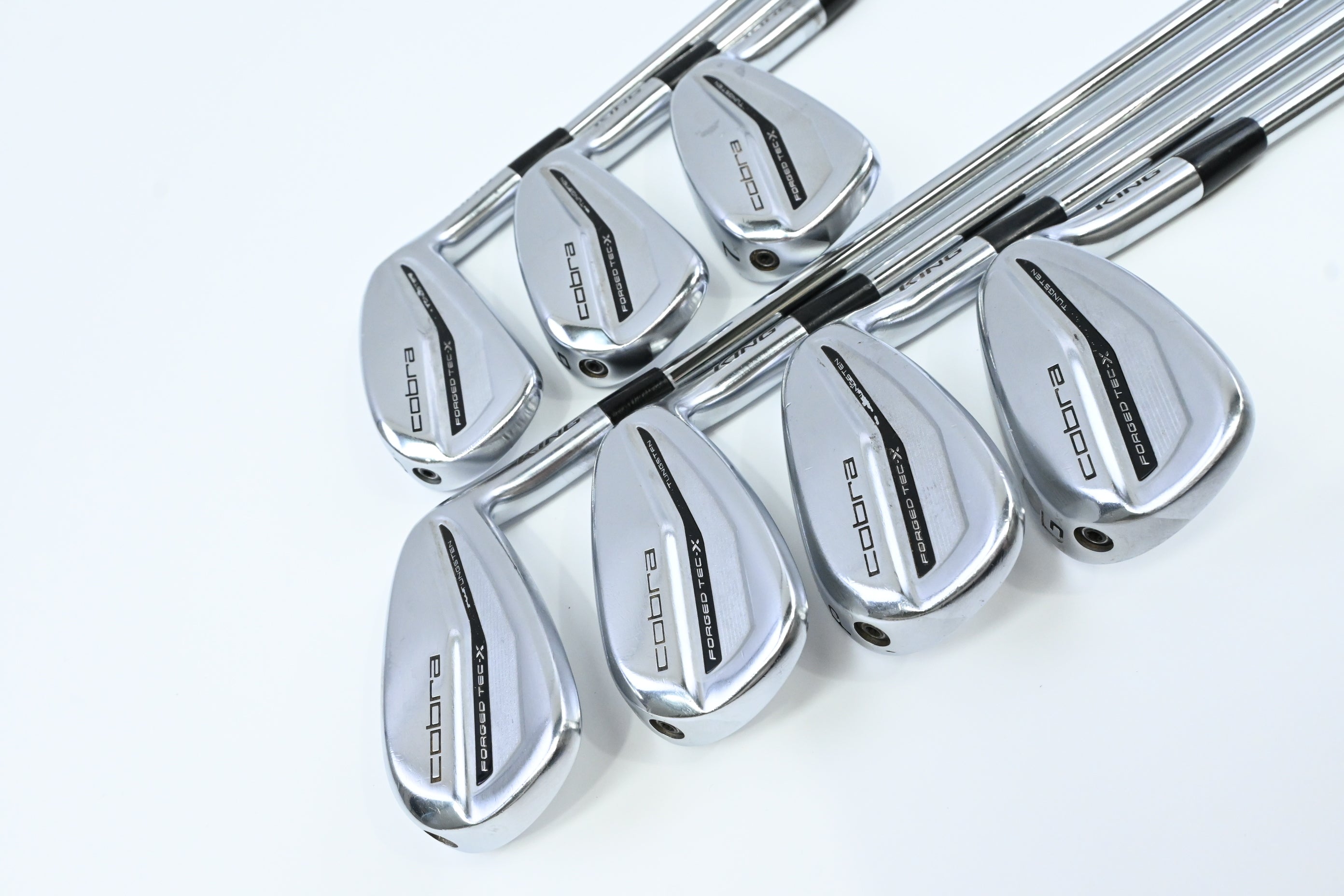 Cobra Forged Tec X 2022 Irons / 5-PW+GW / Regular Flex KBS Tour Lite Shafts