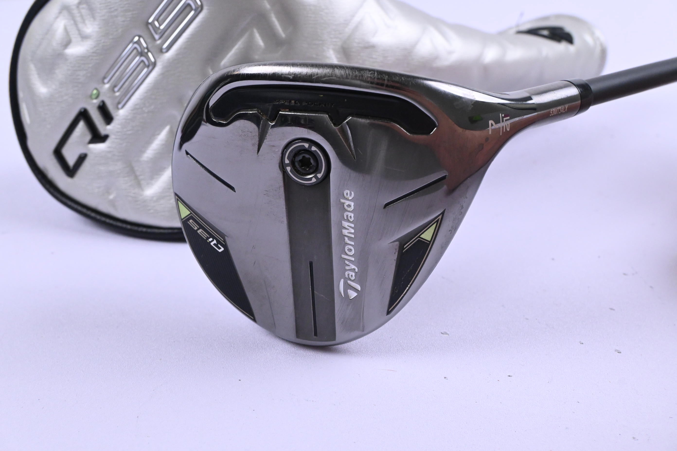 Taylormade Qi35 Max #7 Wood / 21 Degree / Stiff Flex Kai'li Dark Waves Blue 75 Shaft