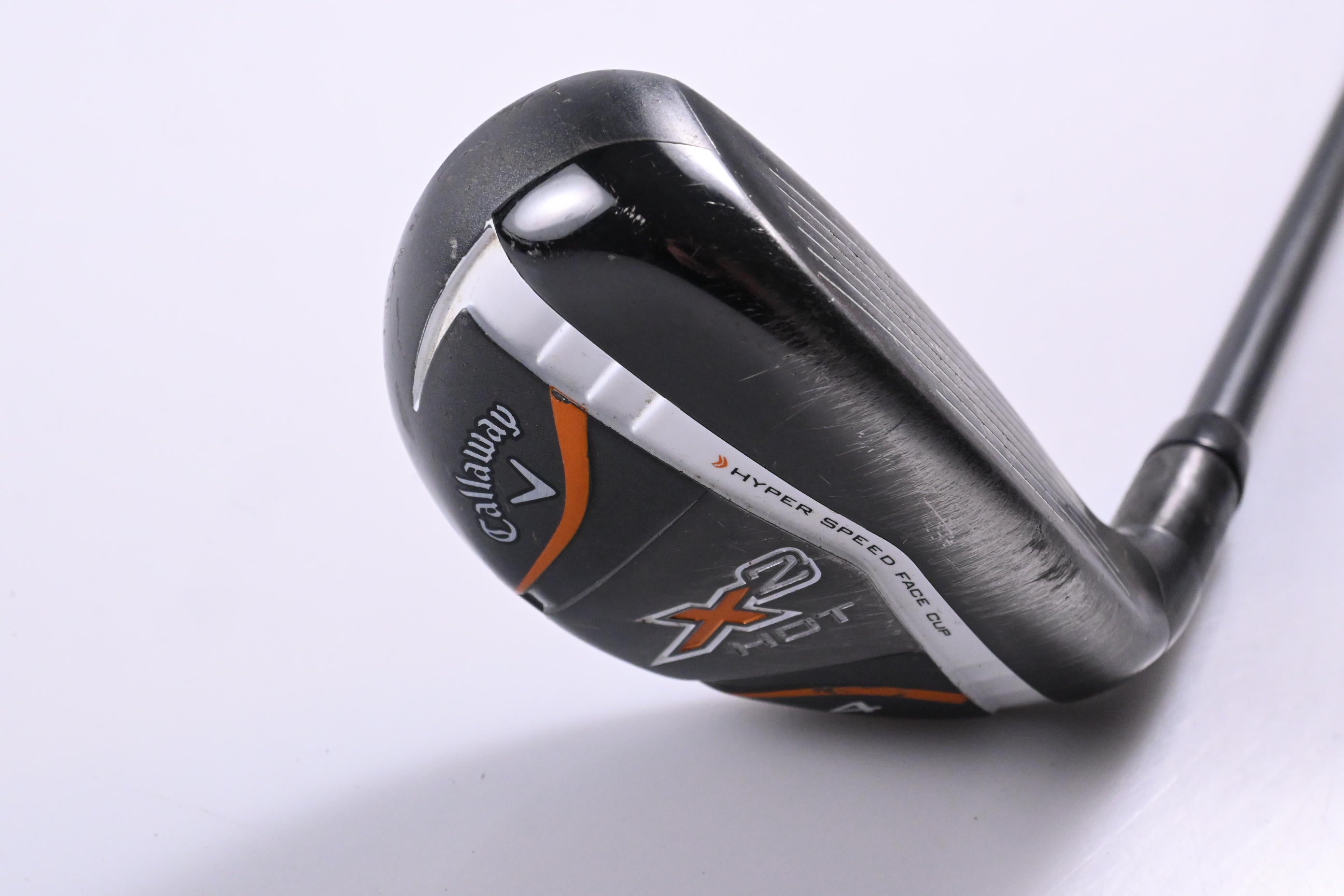 Callaway X2 Hot #4 Hybrid / 22 Degree / Stiff Flex Aldila Tour Blue 65 Shaft