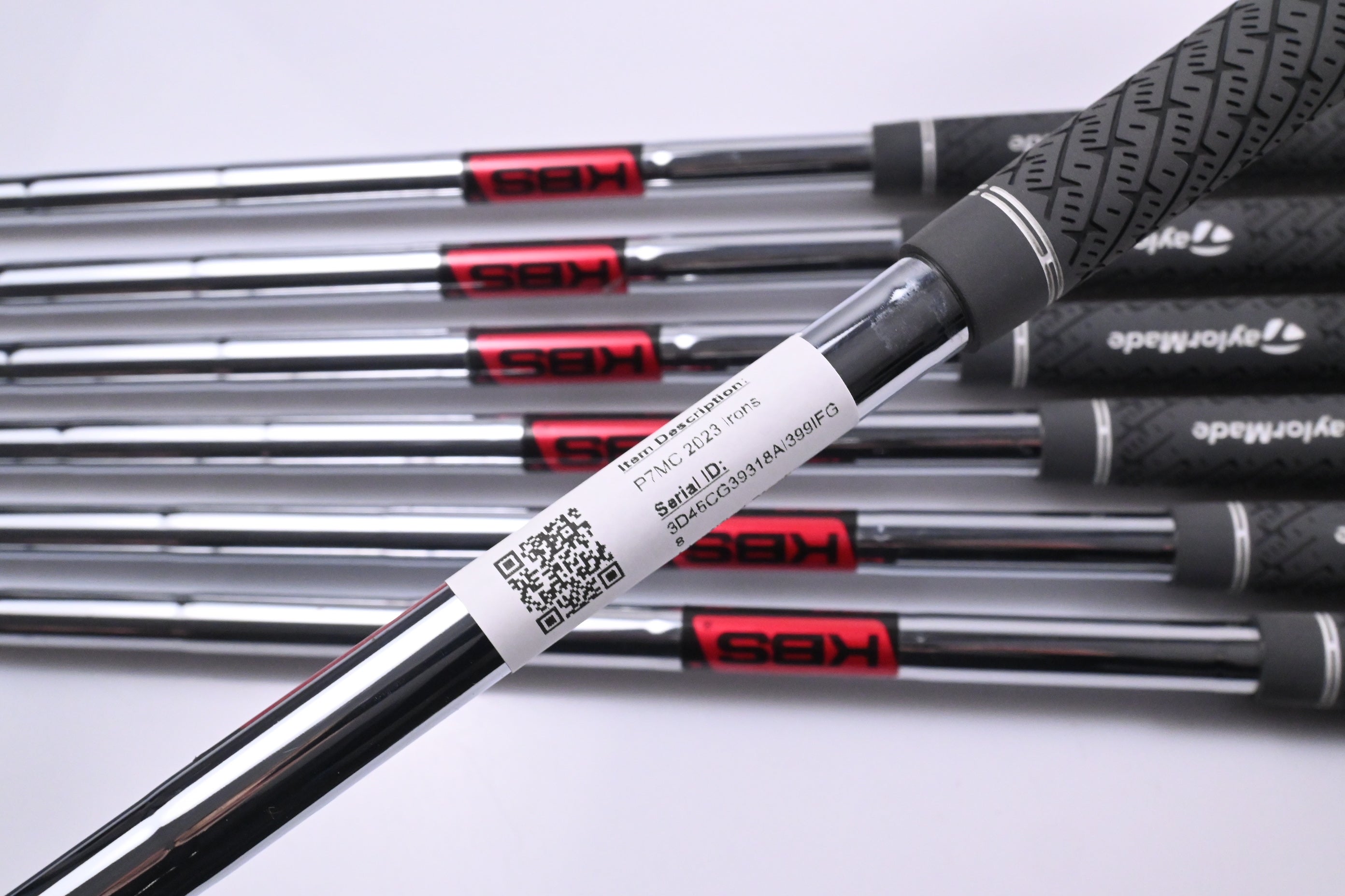 Taylormade P7MC 2023 Irons / 4-PW / Stiff Flex KBS Tour Shafts