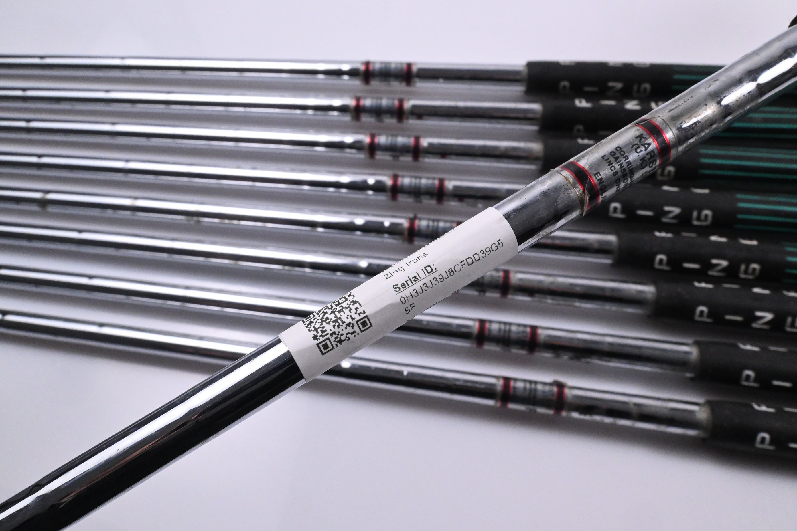 Ping Zing Irons / 3-PW+SW / Red Dot / Stiff Flex Ping Karsten Shafts