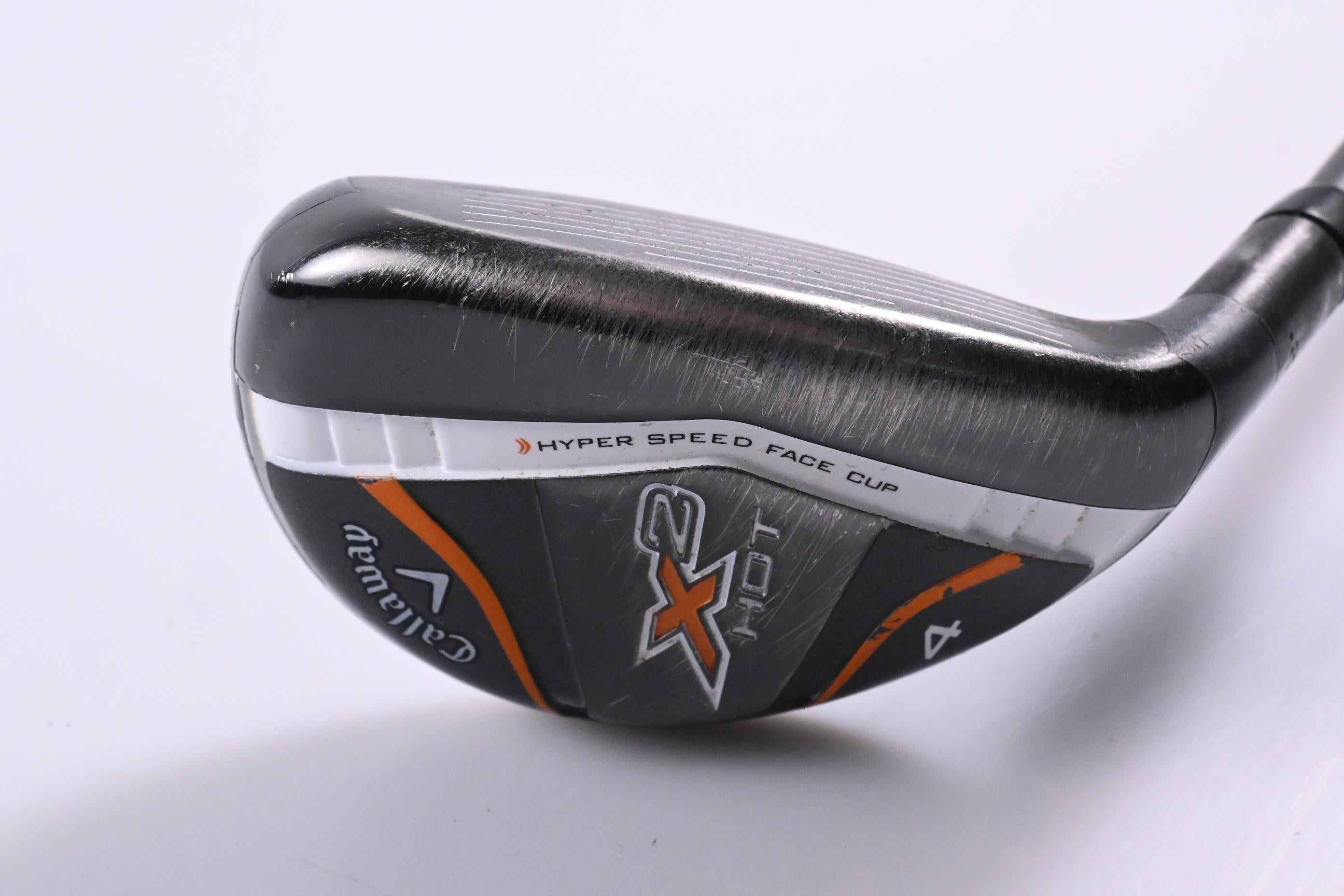 Callaway X2 Hot #4 Hybrid / 22 Degree / Stiff Flex Aldila Tour Blue 65 Shaft