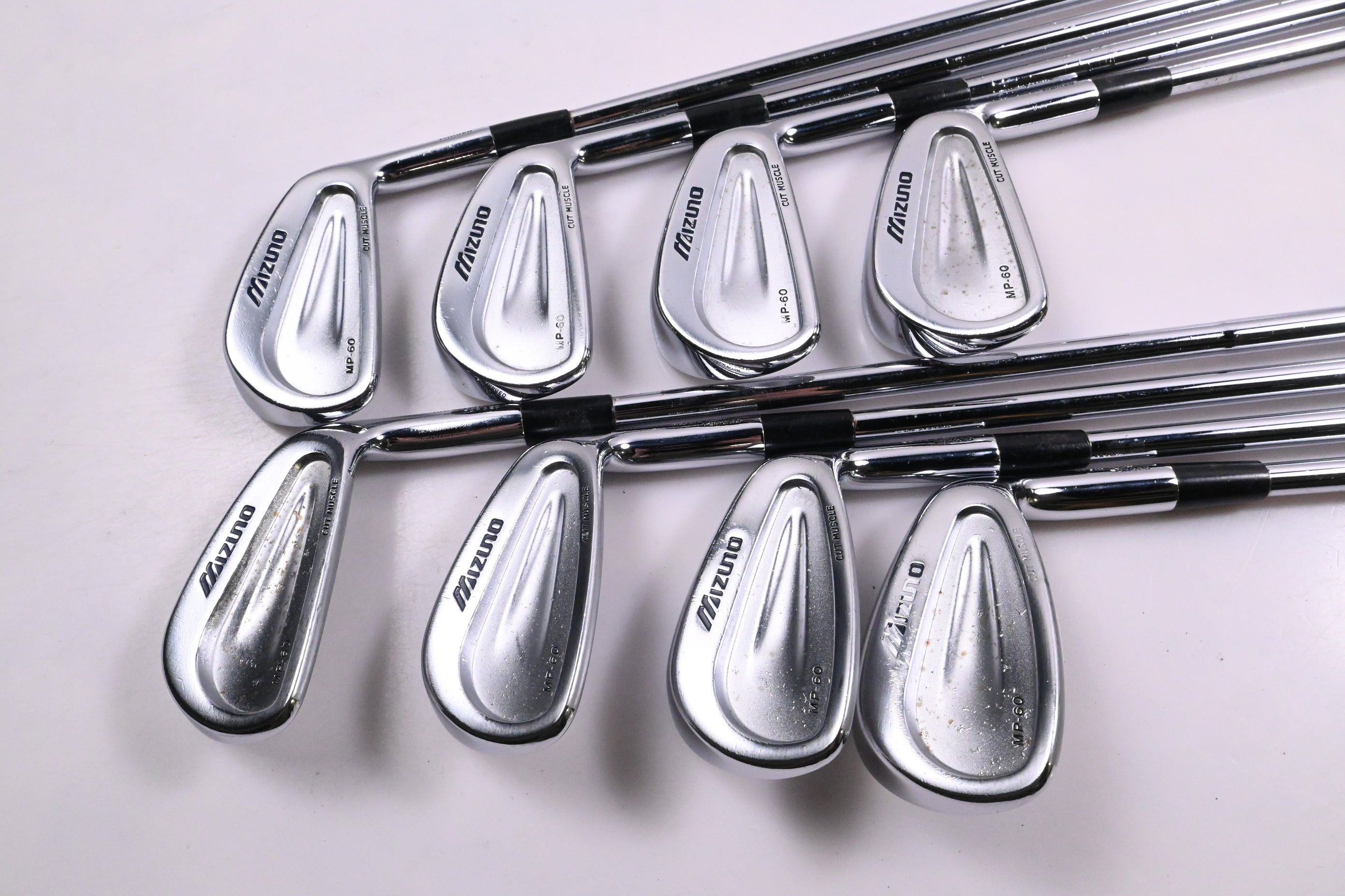 Mizuno MP-60 Irons / 3-PW / Stiff Flex Dynamic Gold S300 Shafts