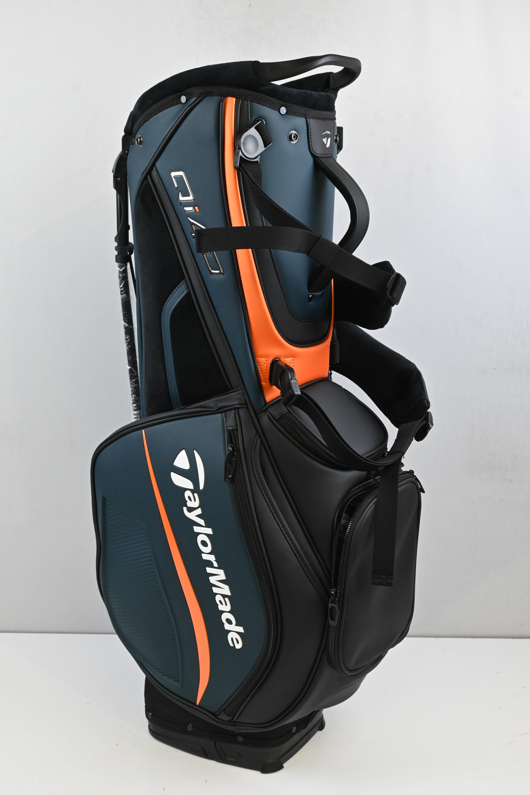 Taylormade QI4D Tour Stand Bag / 4-Way Divider / Blue, Orange, Black