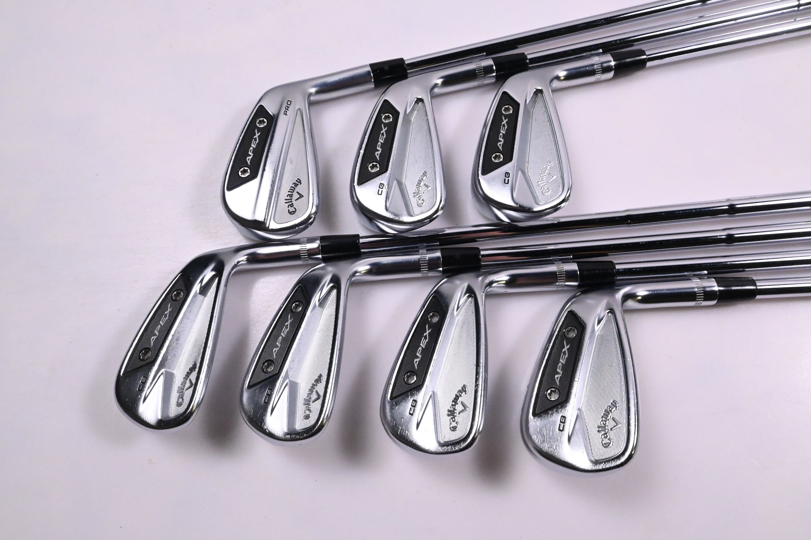 Callaway Apex Pro/CB 24 Irons / 4-PW / Stiff Flex Dynamic Gold Mid 115 S300