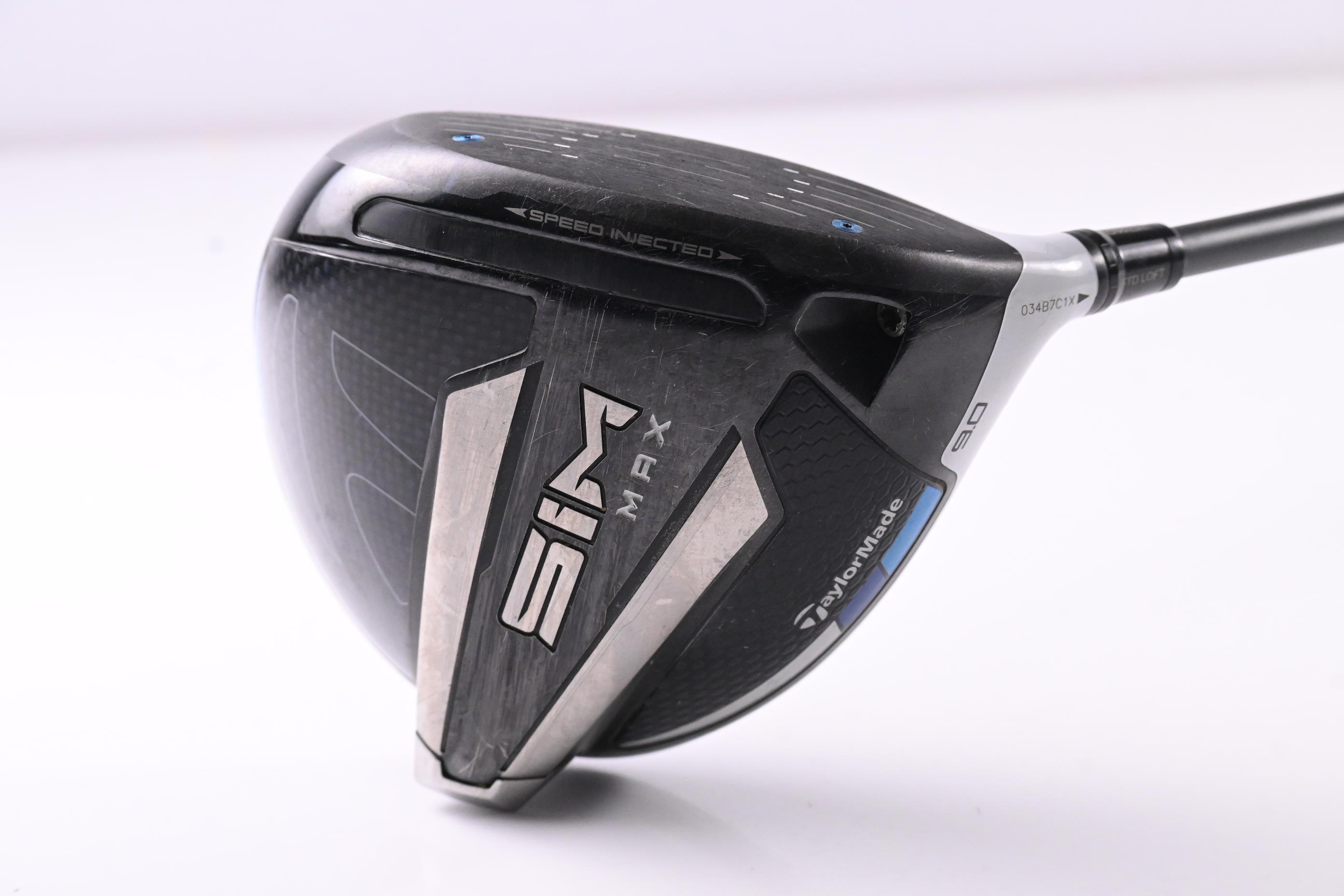 Taylormade SIM Max Driver / 9 Degree / Stiff Flex HZRDUS Smoke Yellow 60 Shaft