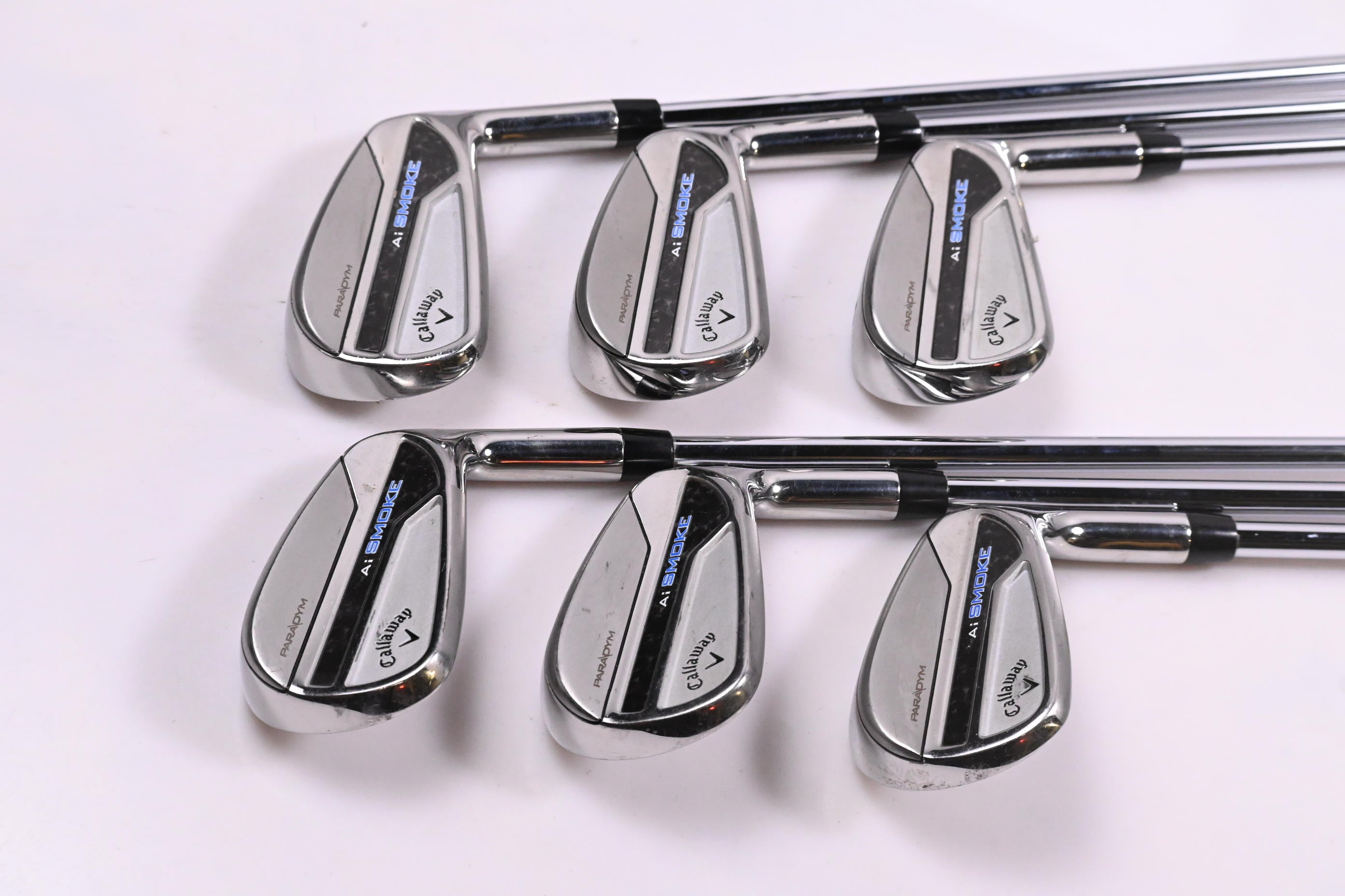 Callaway Paradym Ai Smoke Irons / 5-PW / Regular Flex Elevate MPH 95 Shafts