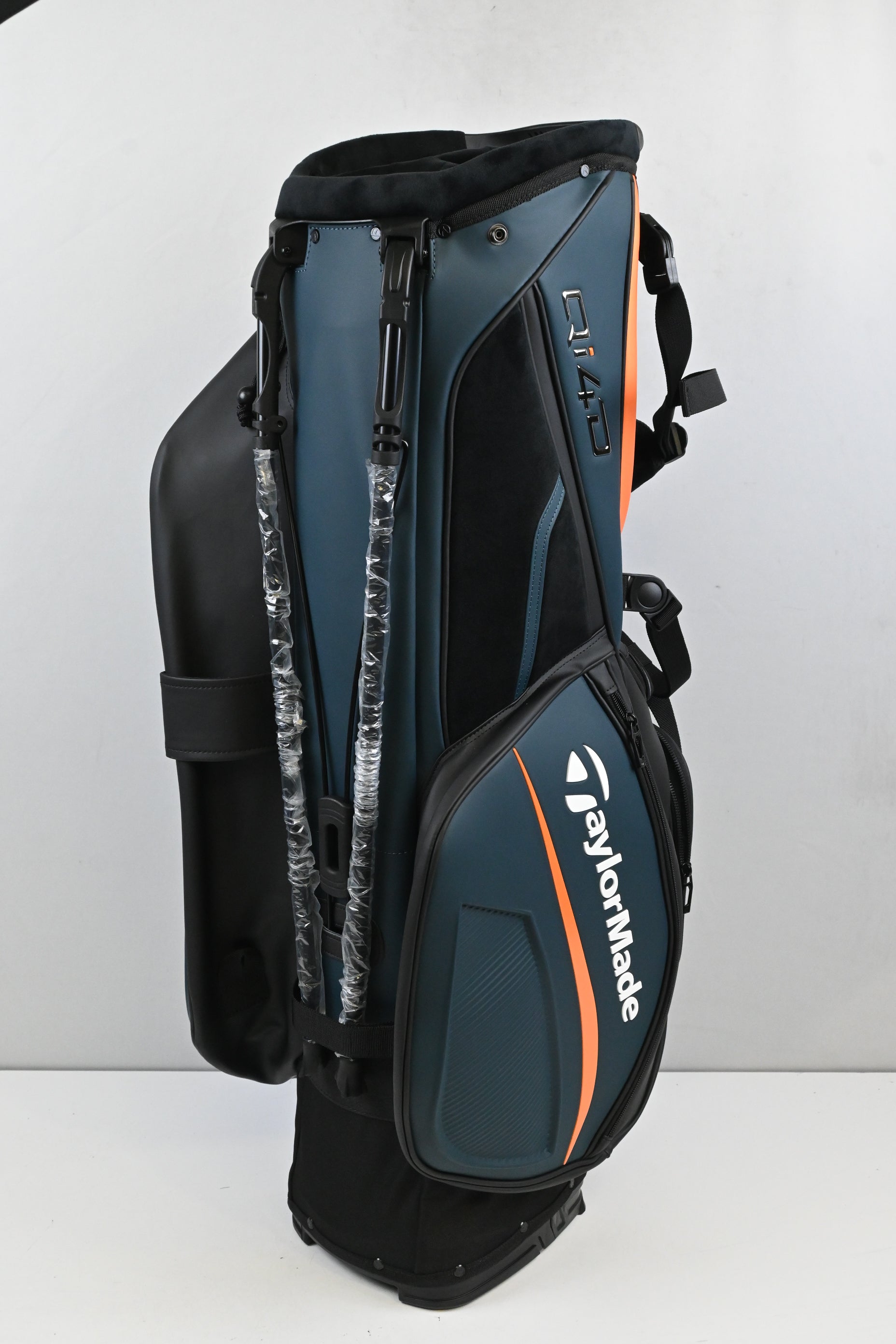 Taylormade QI4D Tour Stand Bag / 4-Way Divider / Blue, Orange, Black