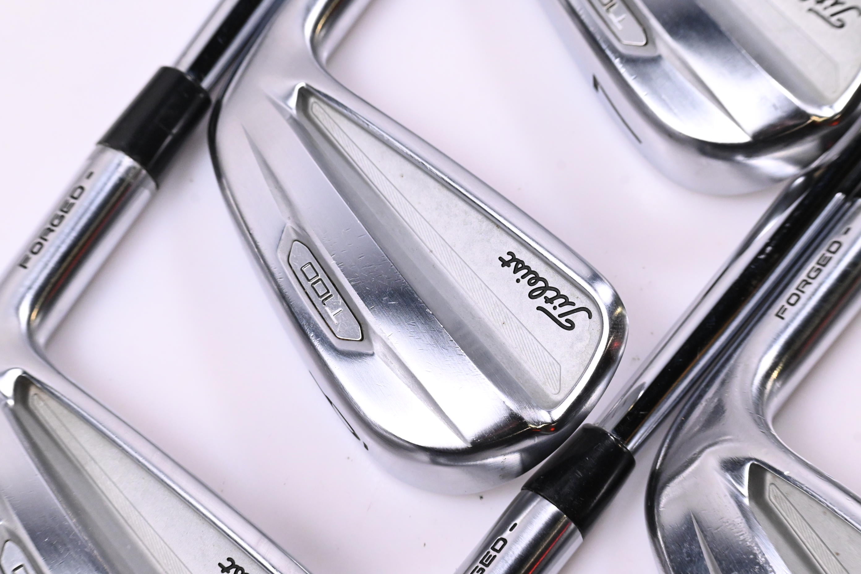 Titleist T100 2021 Irons / 5-PW / Stiff Flex AMT Tour White S300 Shafts