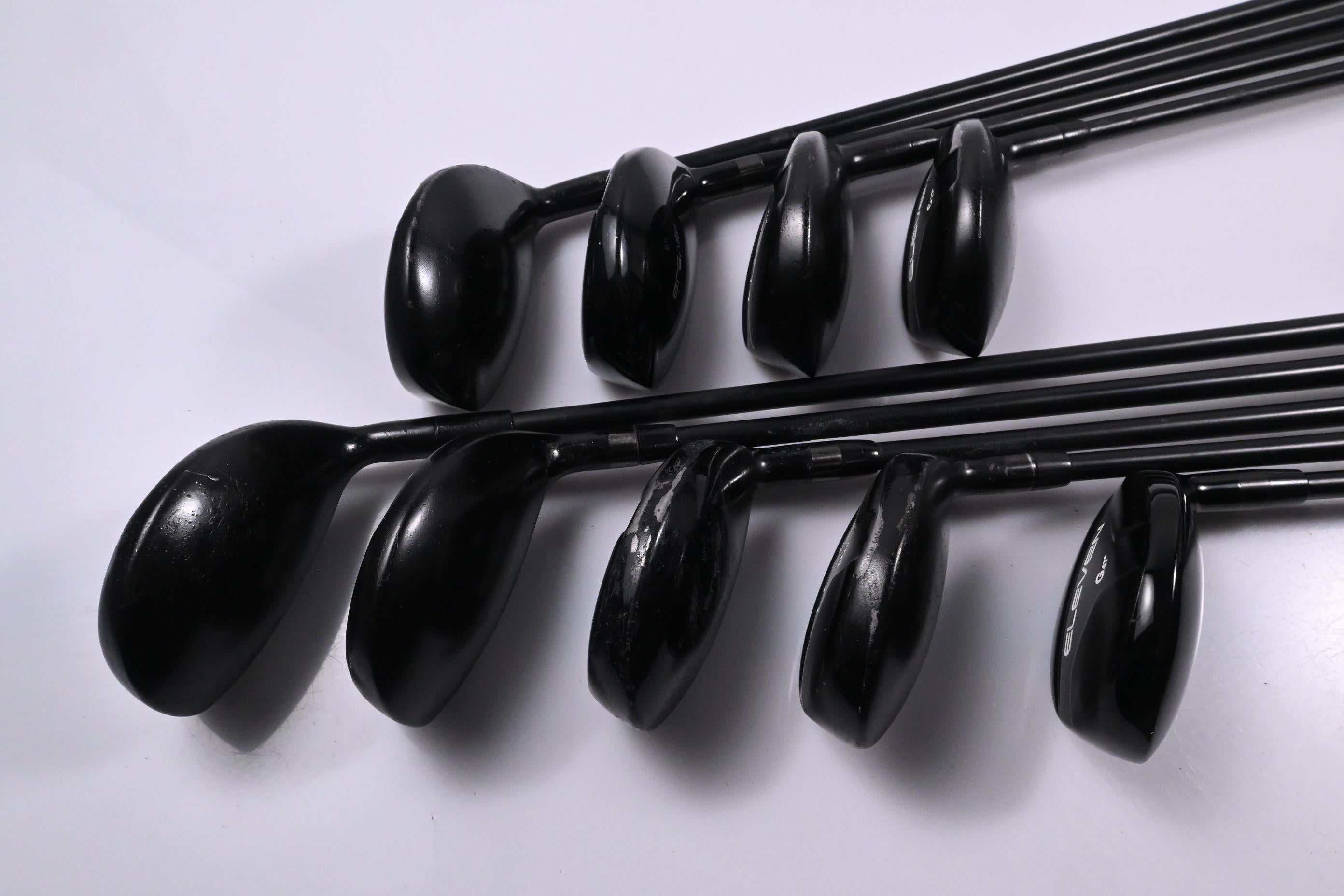 Eleven Hybrid Irons / 3-PW+GW / Regular Flex KBS Tour Graphite Iron 70 Shafts