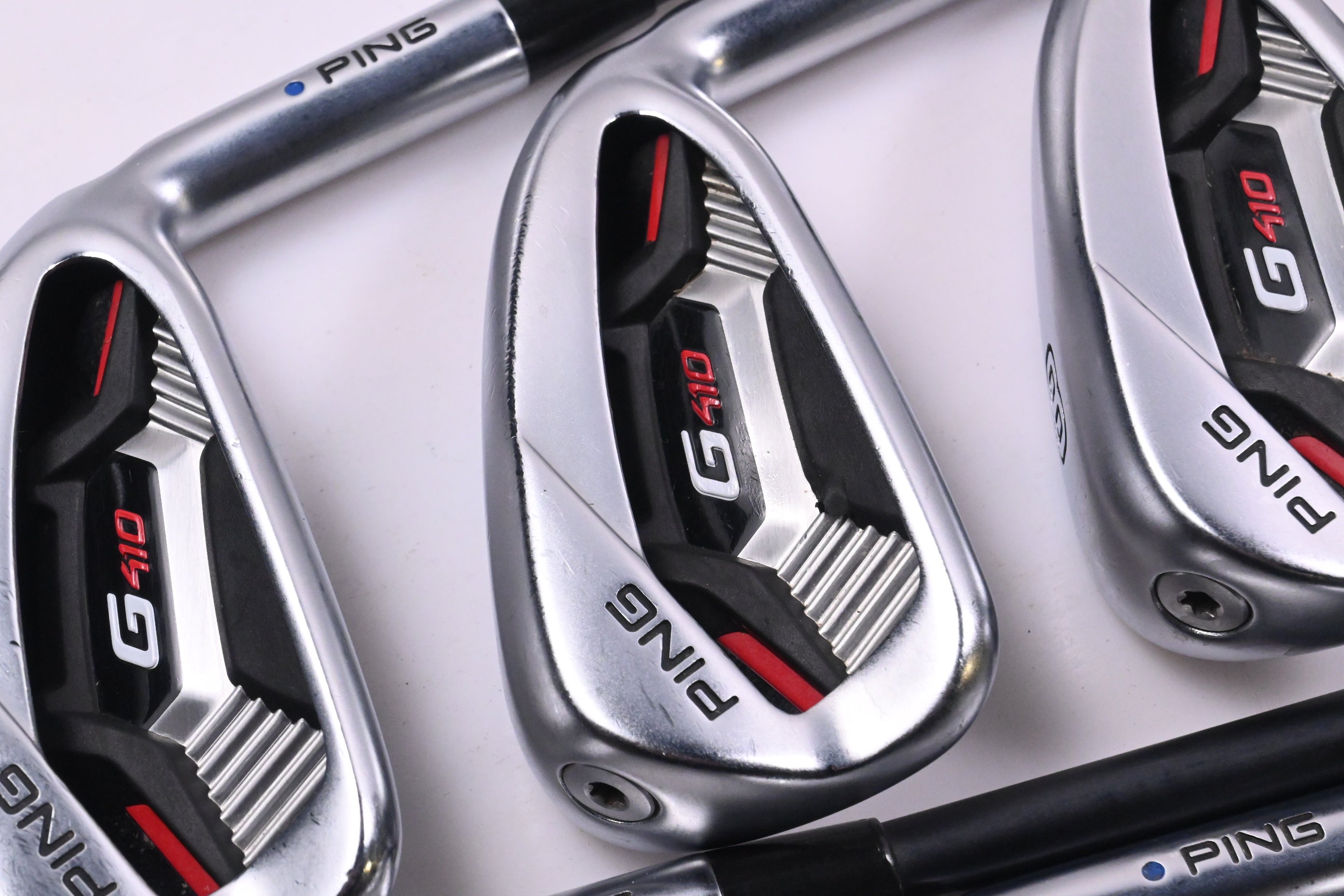 Ping G410 Irons / 6-PW+UW / Blue Dot / Senior Flex Ping ALTA CB Red AWT Shafts