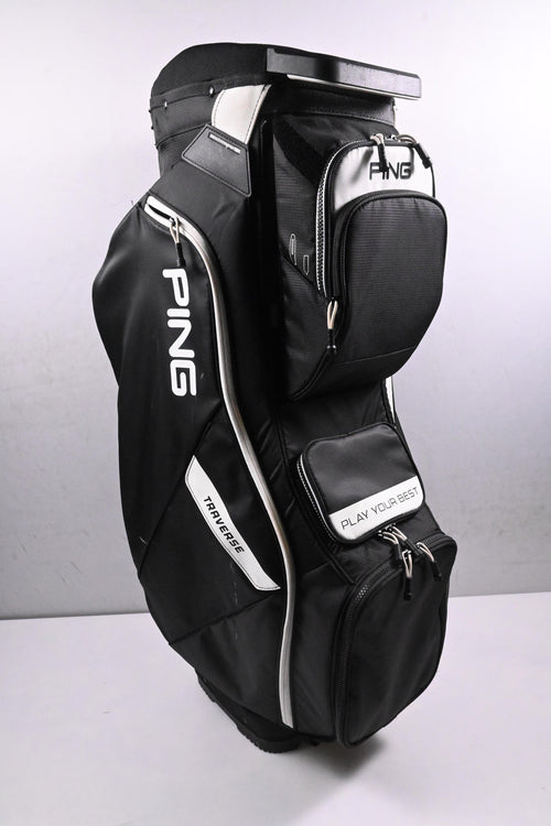Ping Traverse Cart Bag / 14-Way Divider / Black, White
