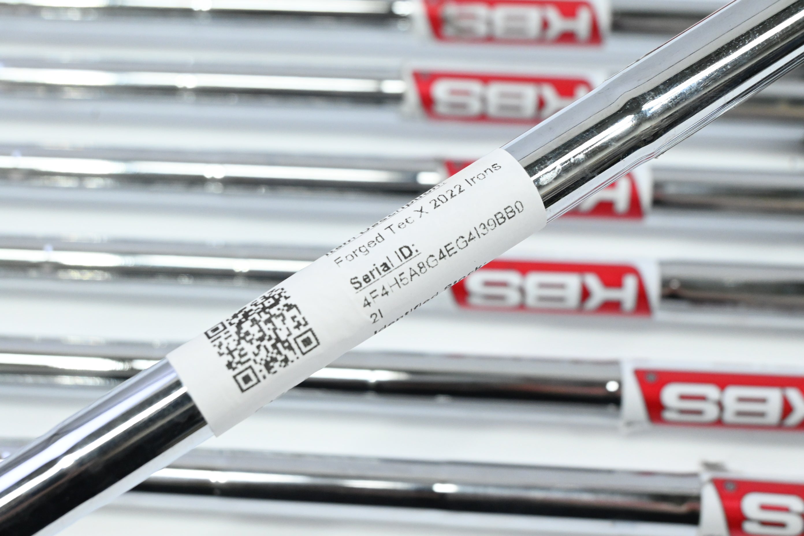 Cobra Forged Tec X 2022 Irons / 5-PW+GW / Regular Flex KBS Tour Lite Shafts