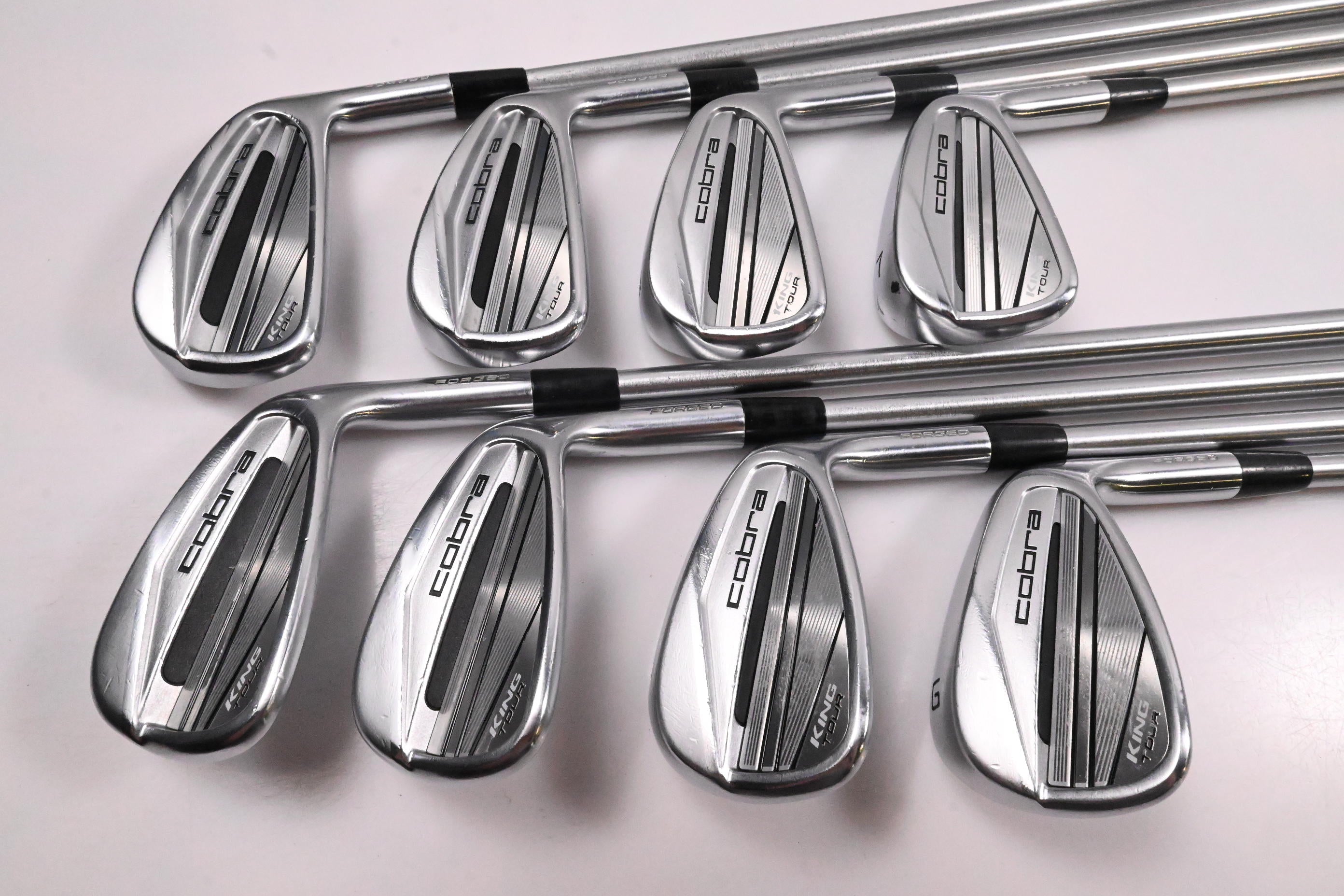 Cobra King Tour 2023 Irons / 4-PW+GW / X-Flex KBS Tour C-Taper 130 Shafts