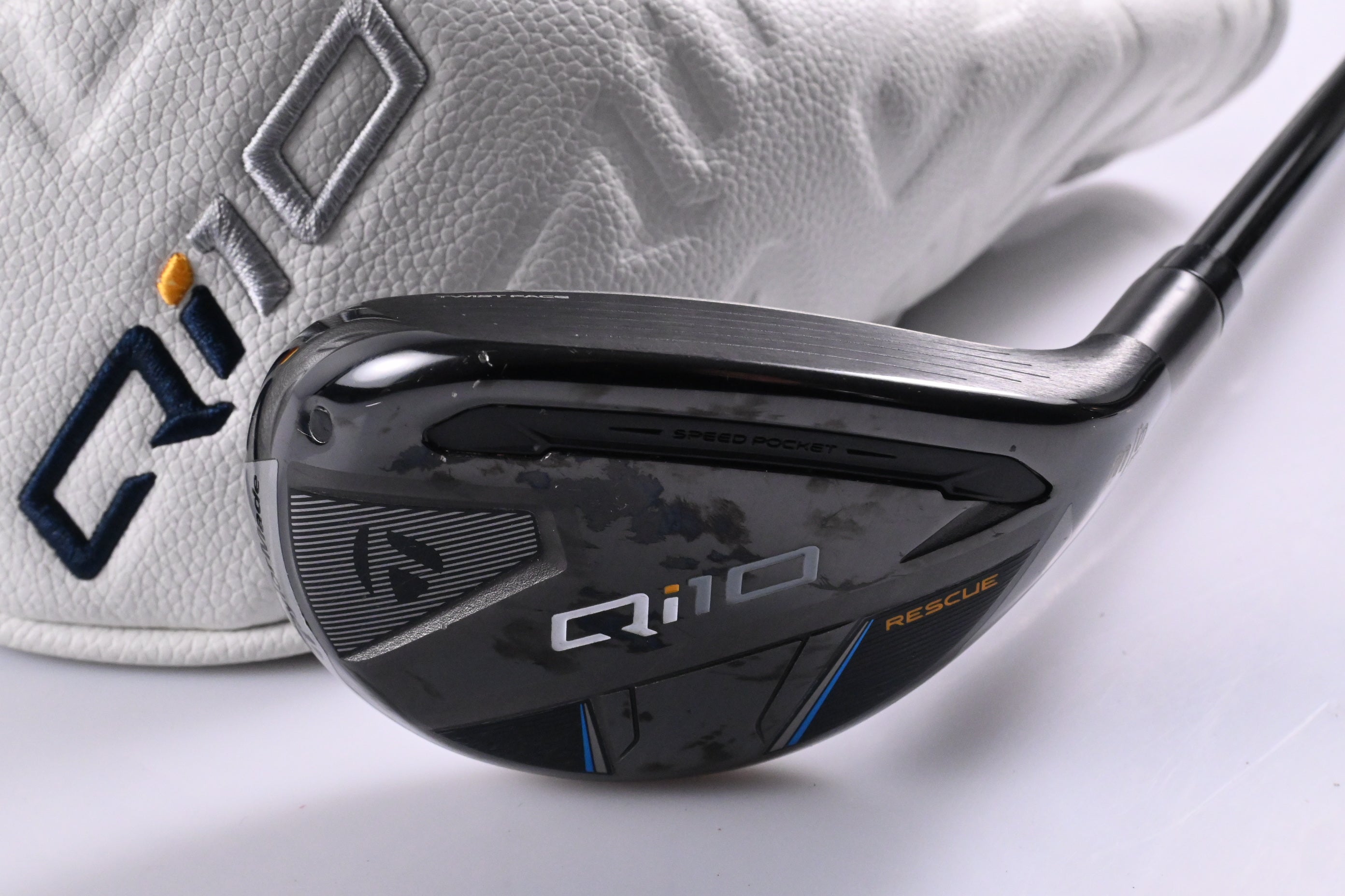 Taylormade Qi10 #3 Hybrid / 18 Degree / Stiff Flex Fujikura Ventus TR Blue 7
