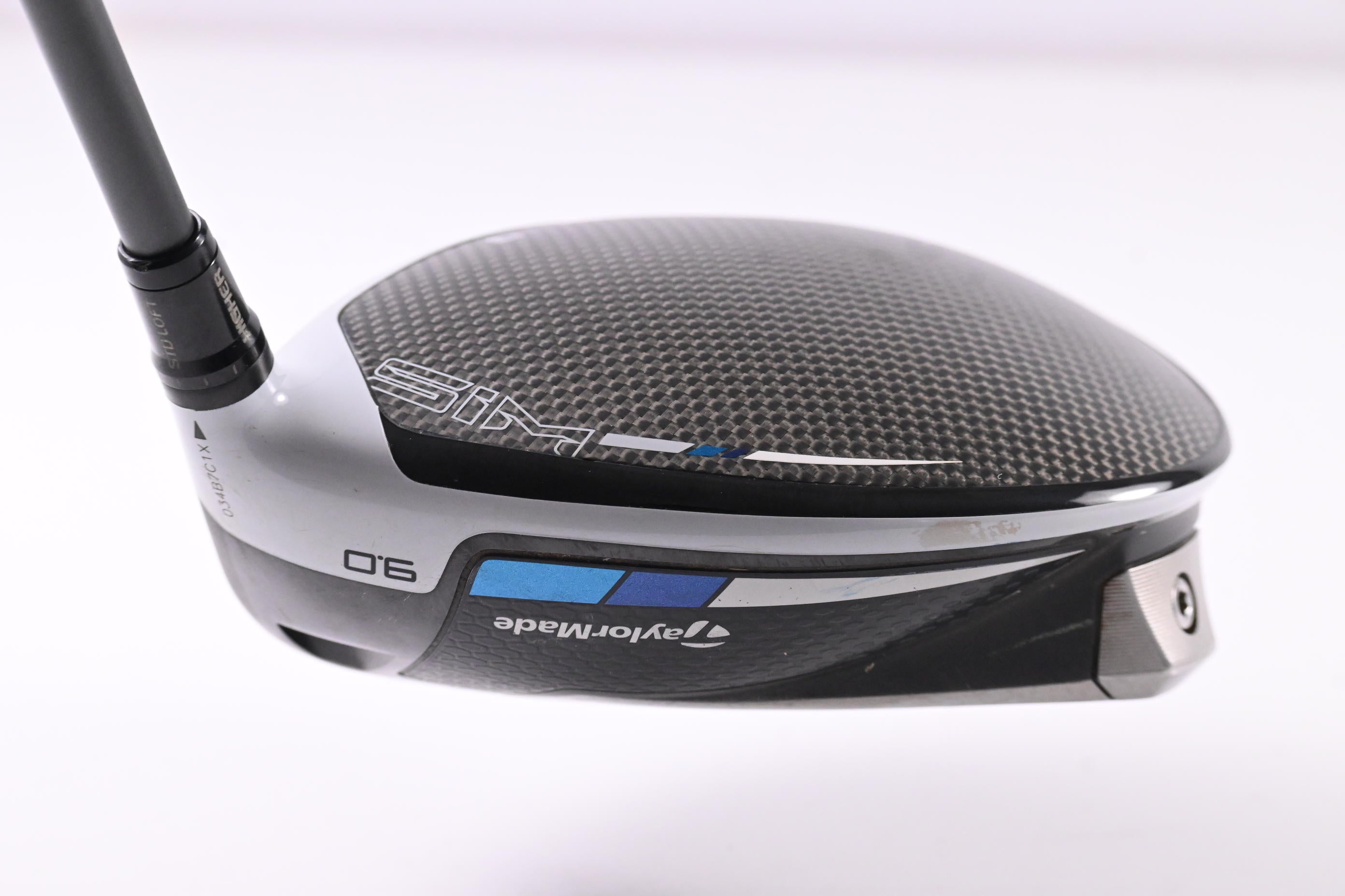 Taylormade SIM Max Driver / 9 Degree / Stiff Flex HZRDUS Smoke Yellow 60 Shaft