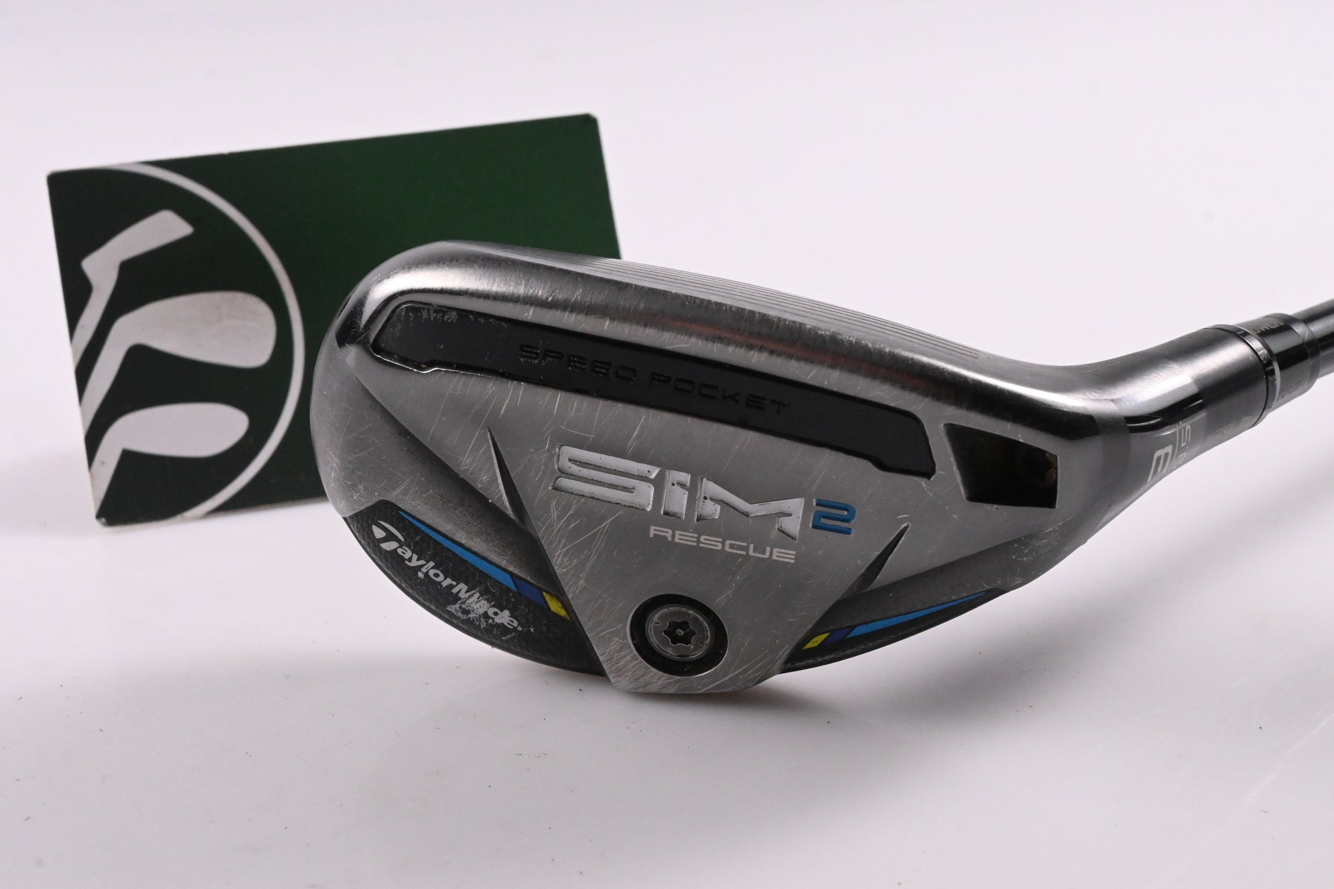 Taylormade SIM2 #3 Hybrid / 19.5 Degree / Stiff Flex Tensei AV RAW Blue 80 Shaft