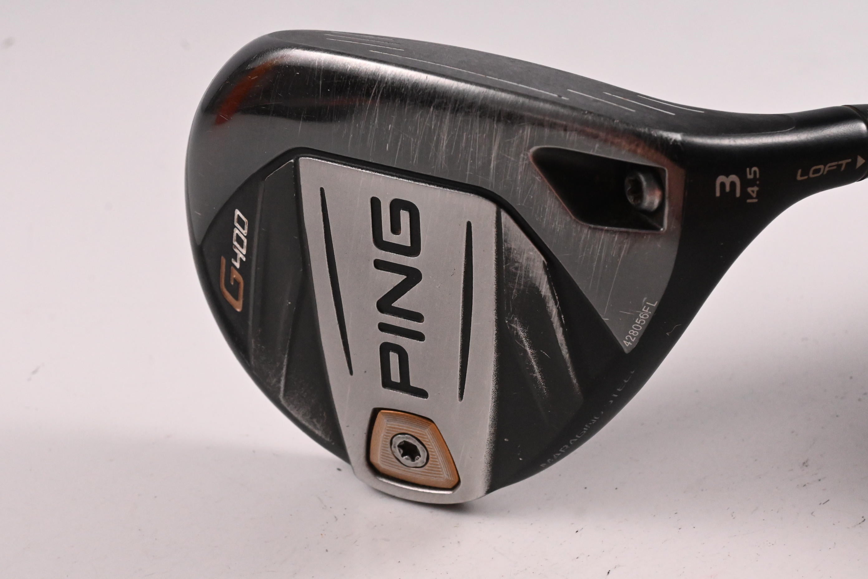 Ping G400 #3 Wood / 14.5 Degree / Regular Flex Fujikura Atmos Orange 5 Shaft