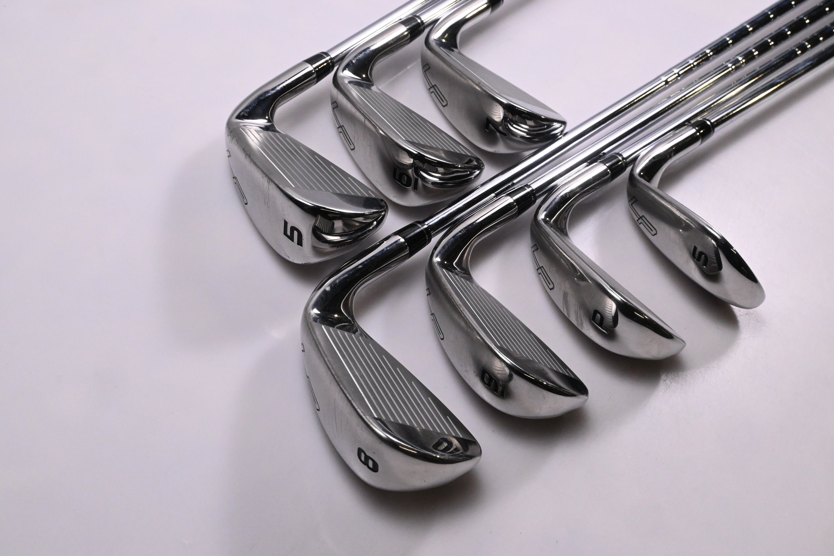 Left Hand Wilson Launch Pad 2022 Irons / 5-PW+SW / UniFlex KBS MAX UltraLite