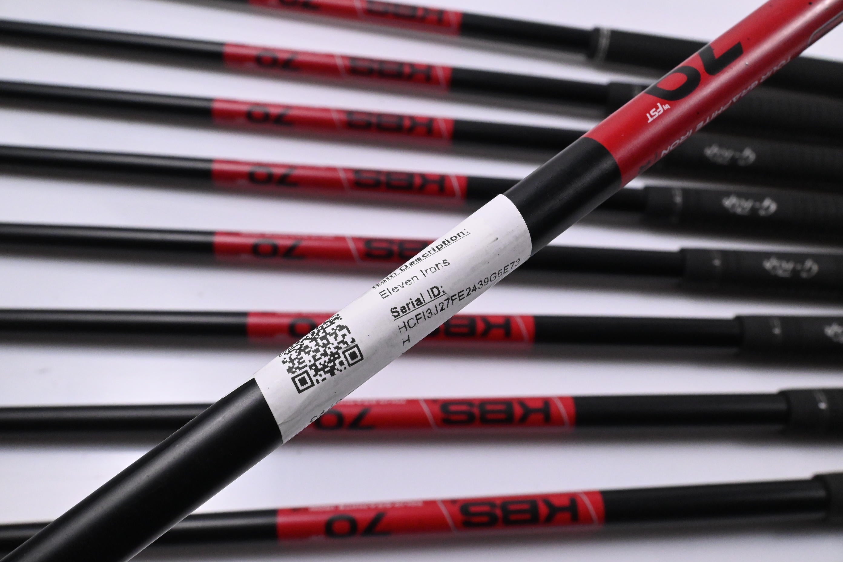 Eleven Hybrid Irons / 3-PW+GW / Regular Flex KBS Tour Graphite Iron 70 Shafts