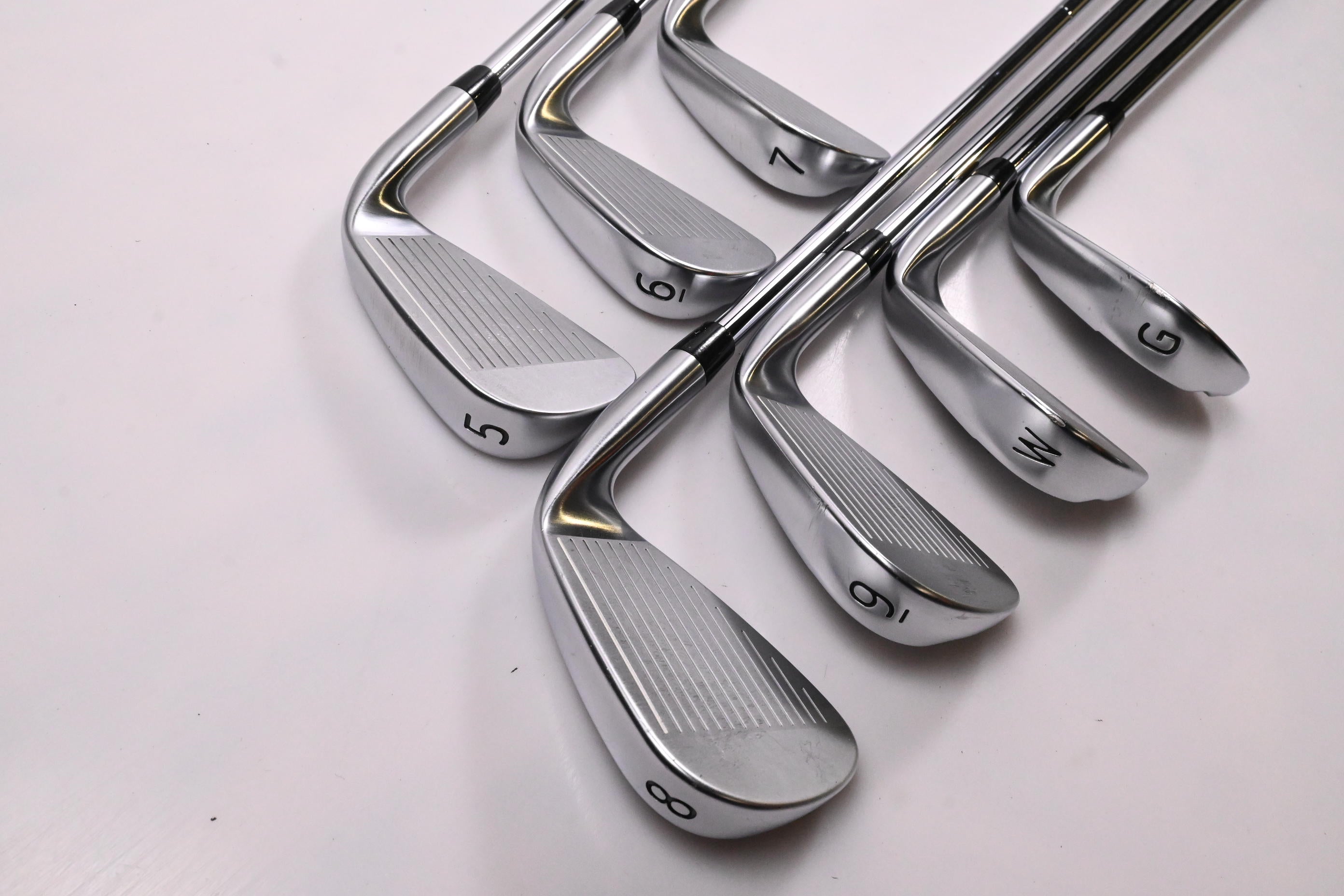 Left Hand PXG 0311 P Gen4 Irons / 5-PW+GW / Regular Flex Elevate MPH 85 Shafts