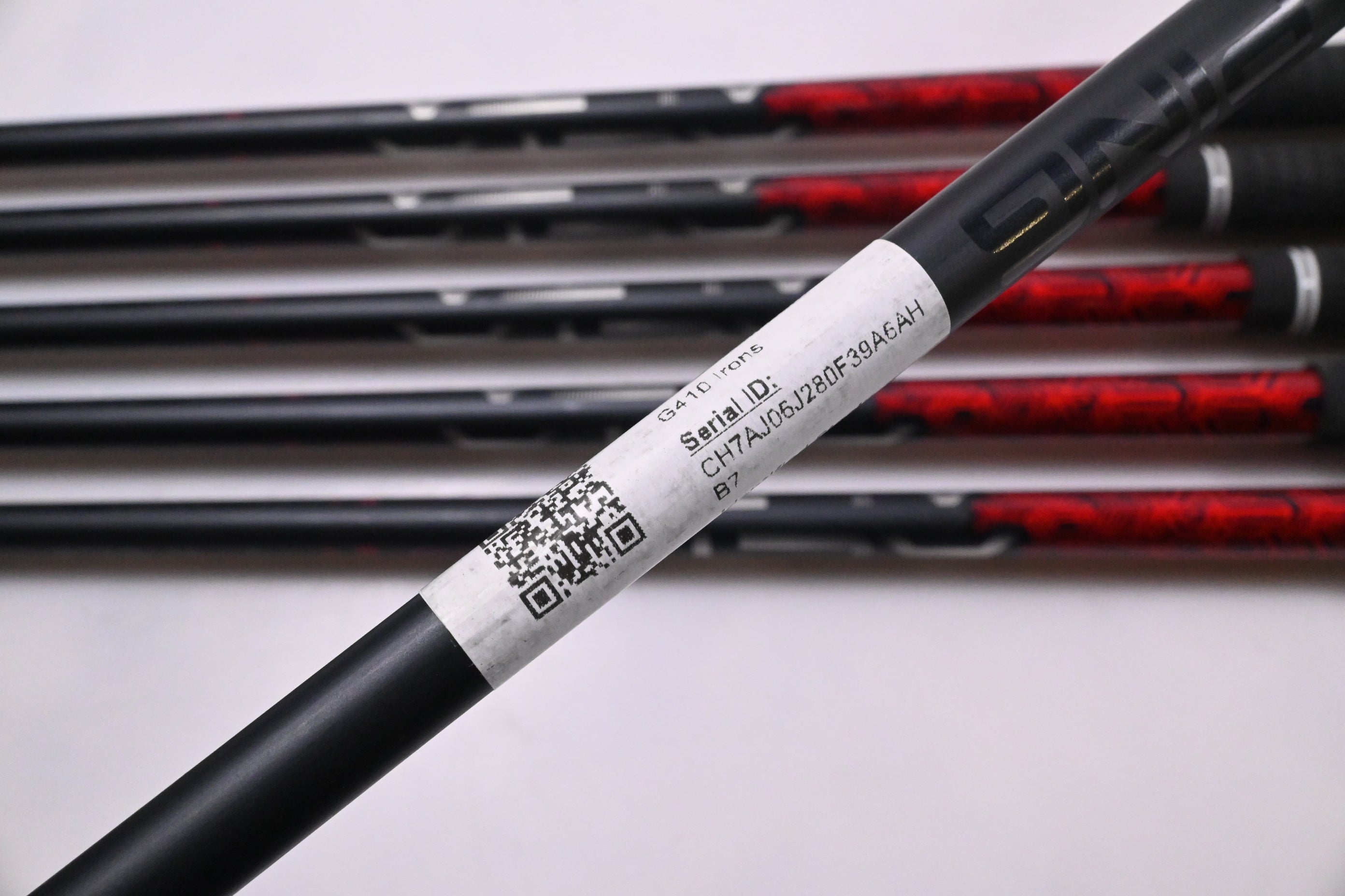Ping G410 Irons / 6-PW+UW / Blue Dot / Senior Flex Ping ALTA CB Red AWT Shafts