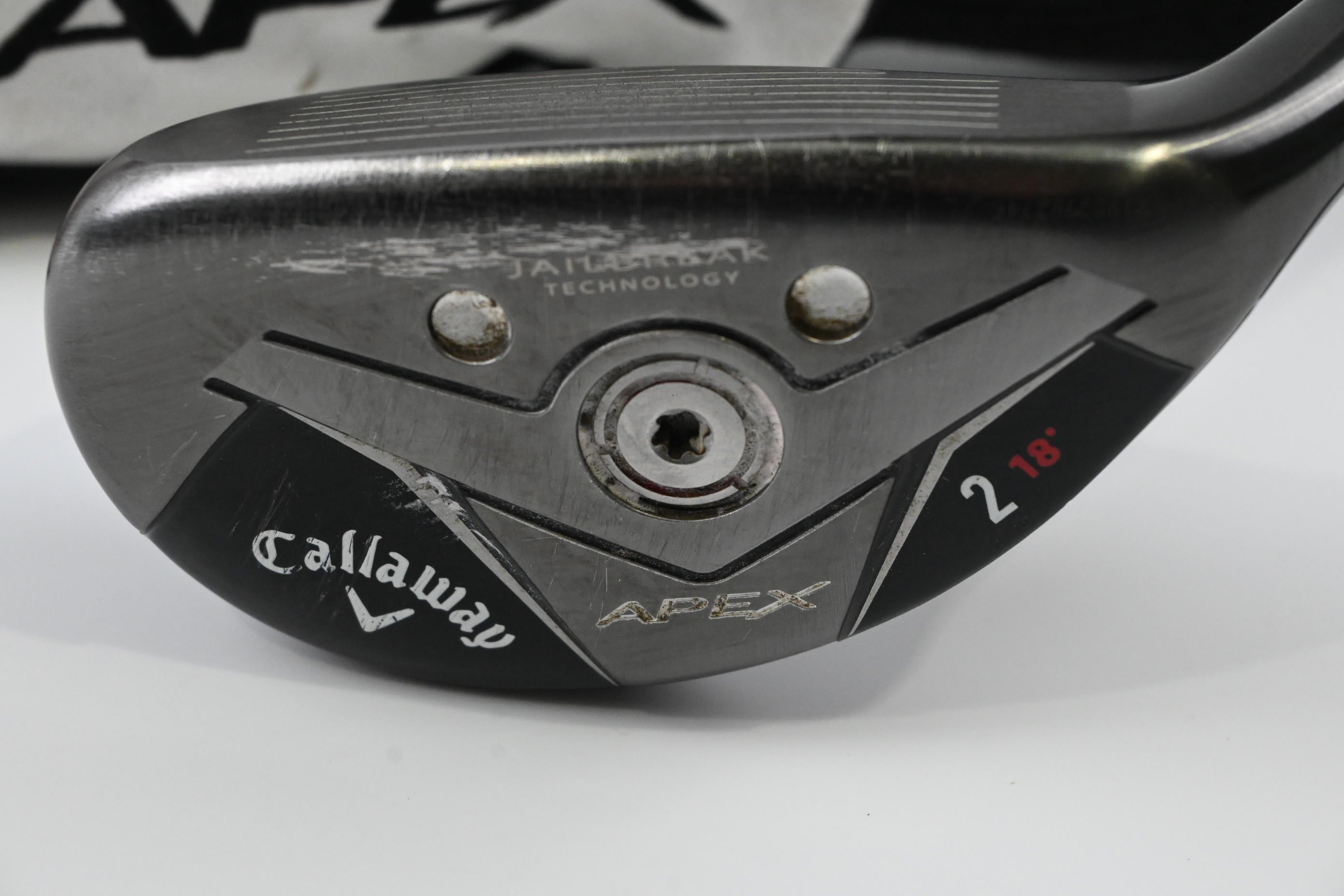 Callaway Apex #2 Hybrid / 18 Degree / Stiff Flex Tour AD DI-85 Shaft