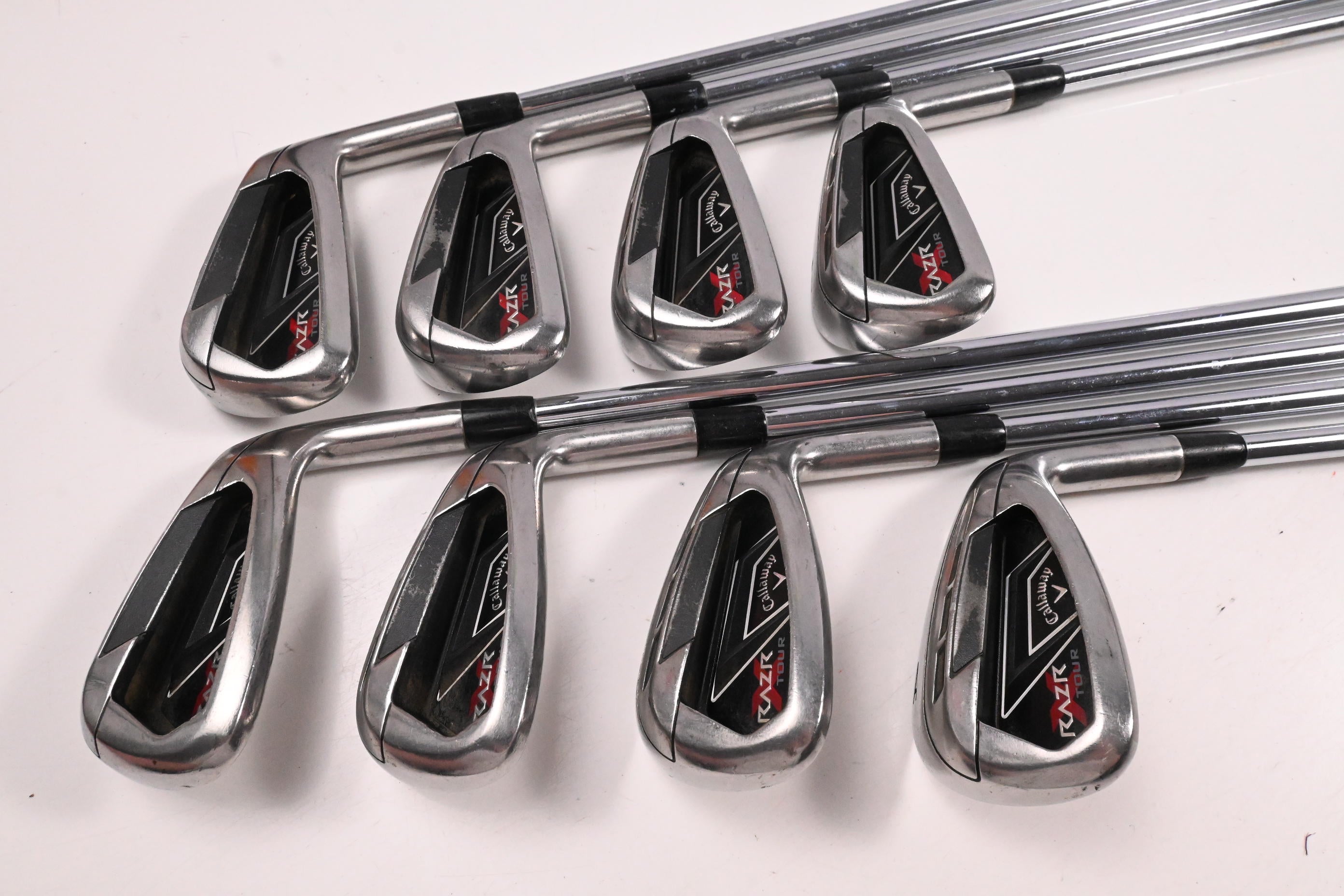 Callaway RAZR X Tour Irons / 4-PW+AW / Stiff Flex Project X / 3.25 Inch Longer