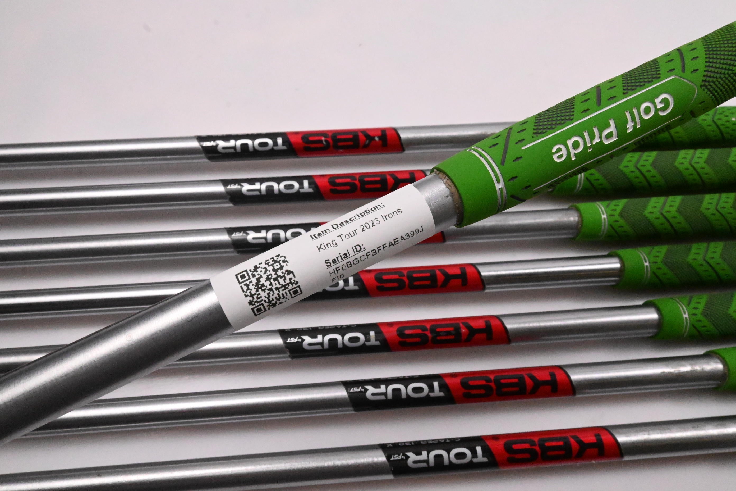 Cobra King Tour 2023 Irons / 4-PW+GW / X-Flex KBS Tour C-Taper 130 Shafts