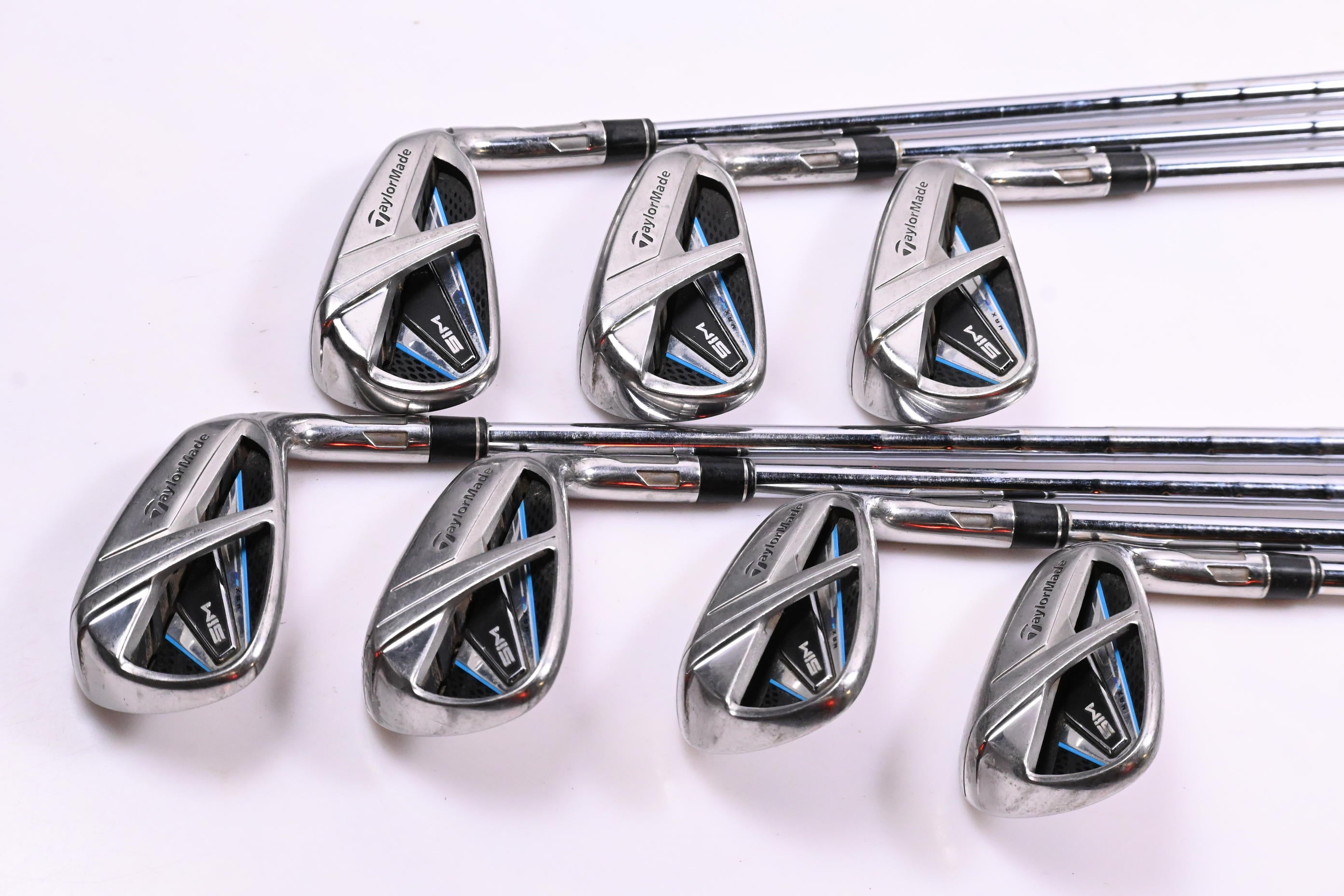 Taylormade SIM Max Irons / 5-PW+GW / Stiff Flex KBS Tour Shafts