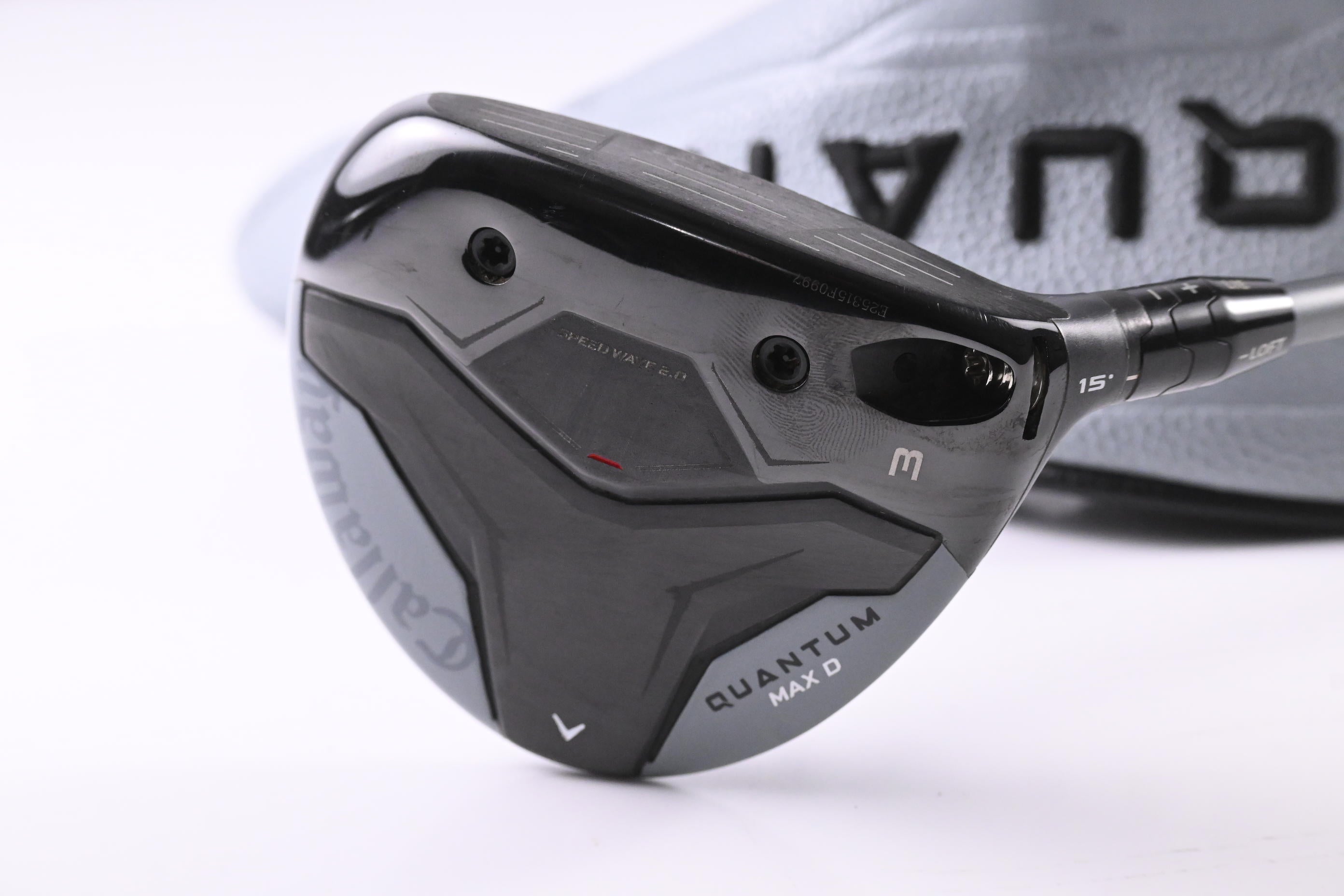Callaway Quantum Max D #3 Wood / 15 Degree / Regular Flex Denali Frost Silver 60