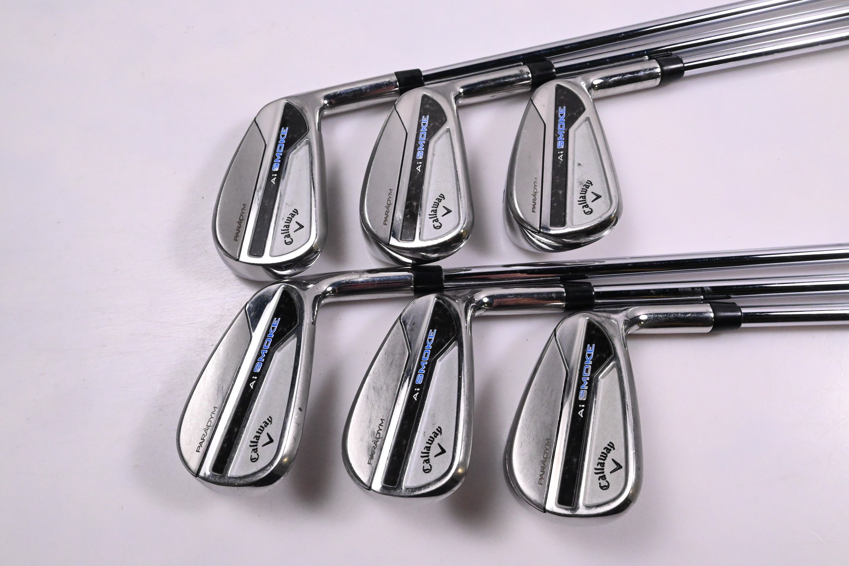 Callaway Paradym Ai Smoke Irons / 5-PW / Regular Flex Elevate MPH 95 Shafts