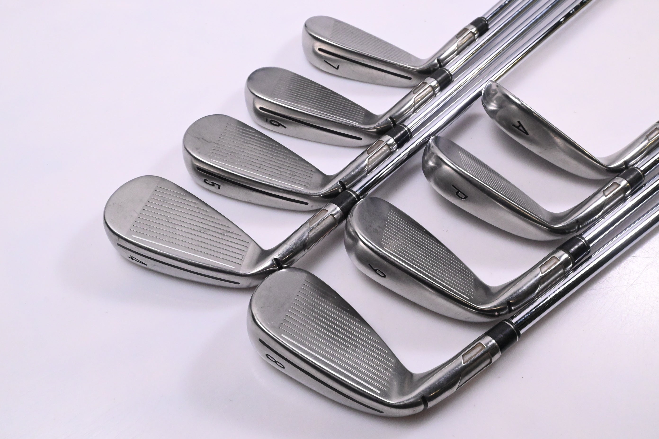 Taylormade Stealth Irons / 4-PW+GW / Stiff Flex KBS MAX MT 85 Shafts